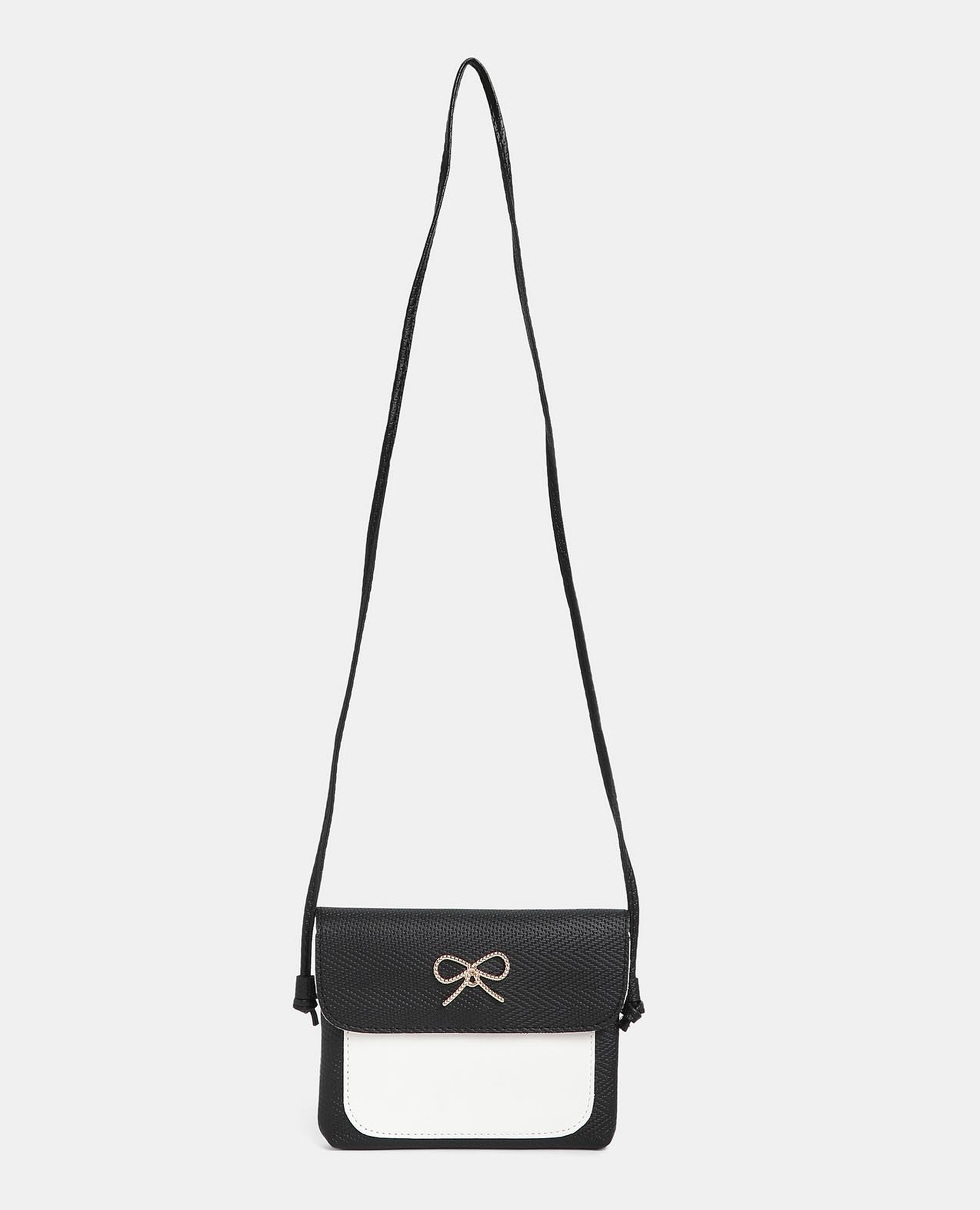 Black Strap Sling Bag