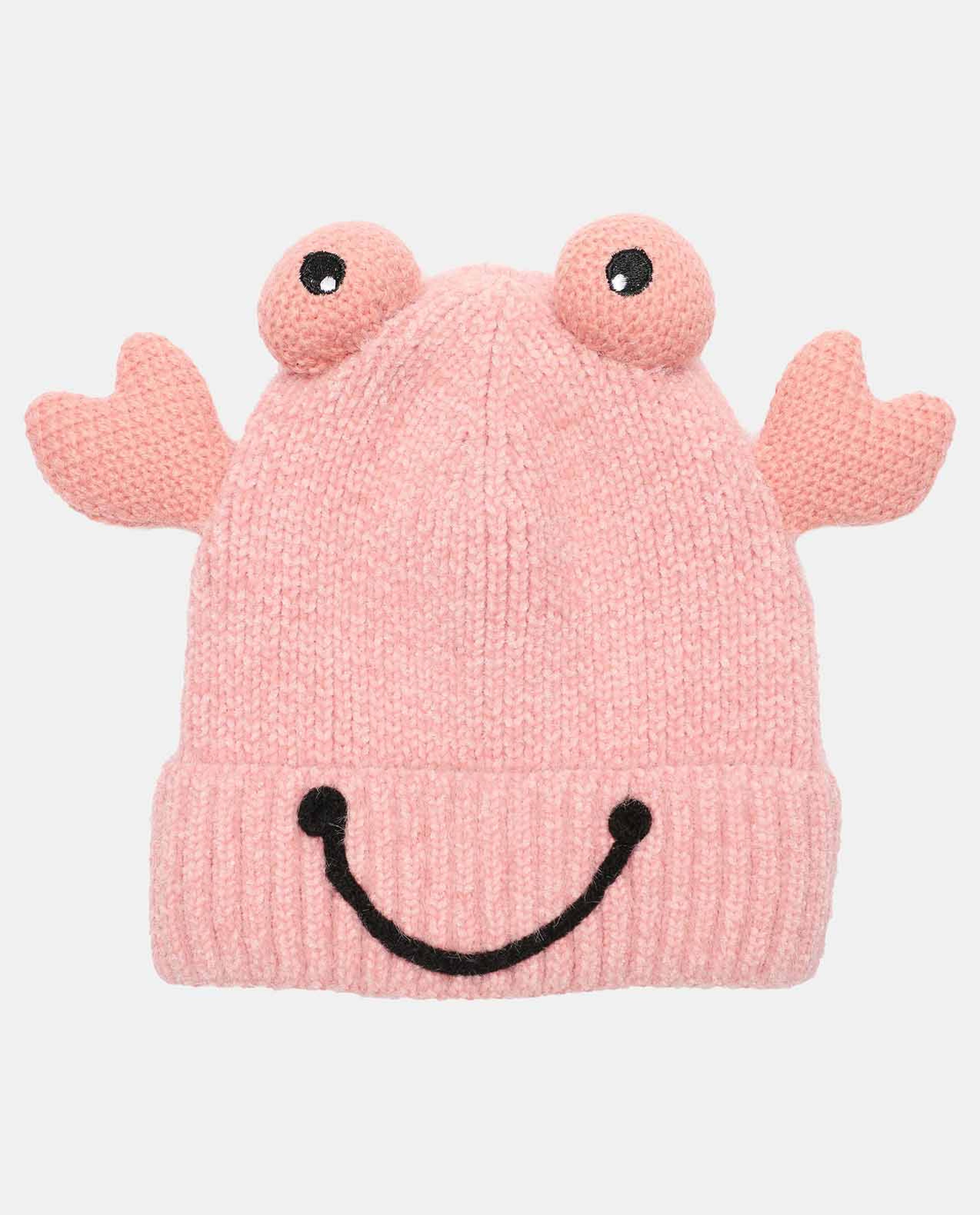 Pink Relaxed Fit Bonnet Cap