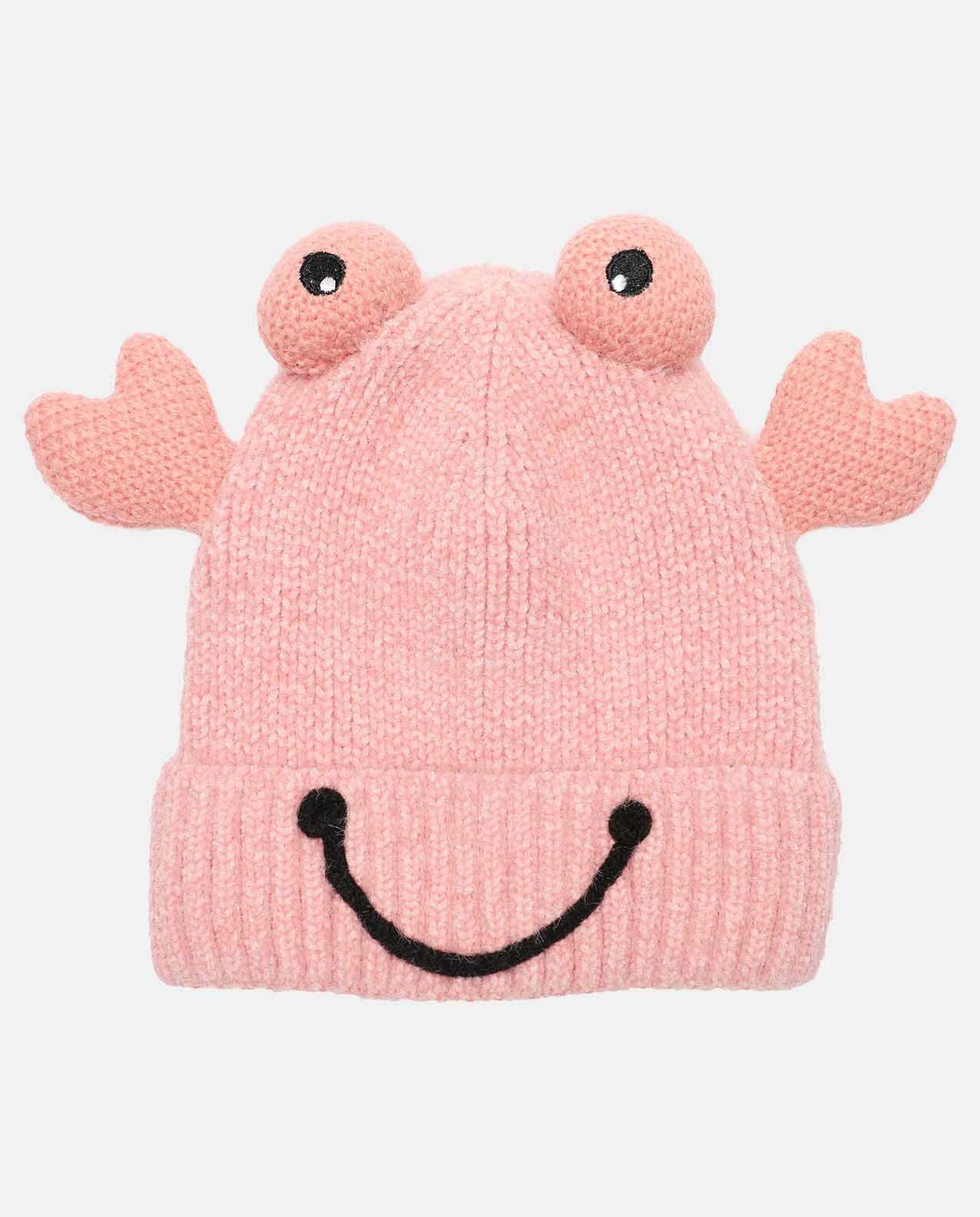 Pink Relaxed Fit Bonnet Cap