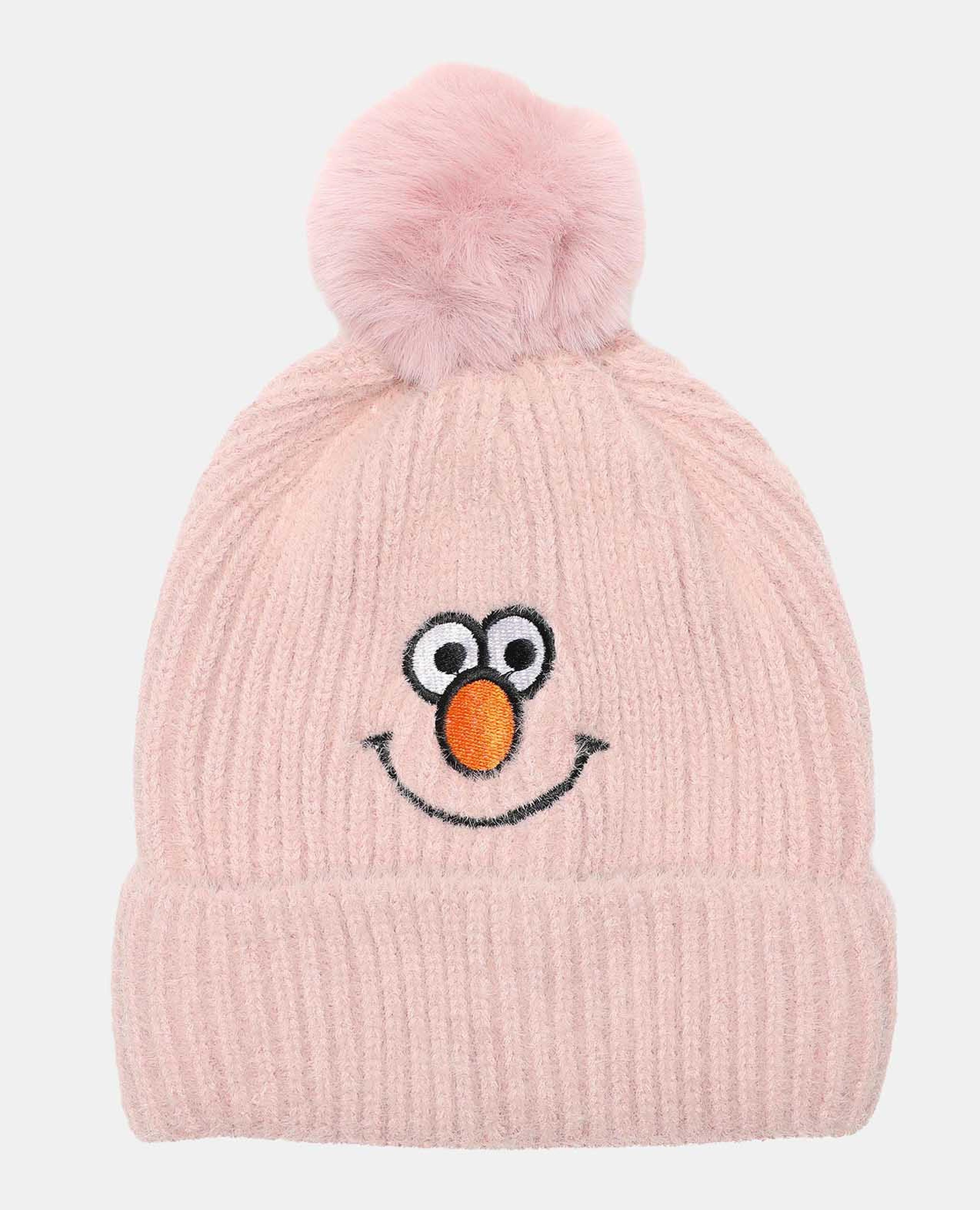 Pink Relaxed Fit Bonnet Cap