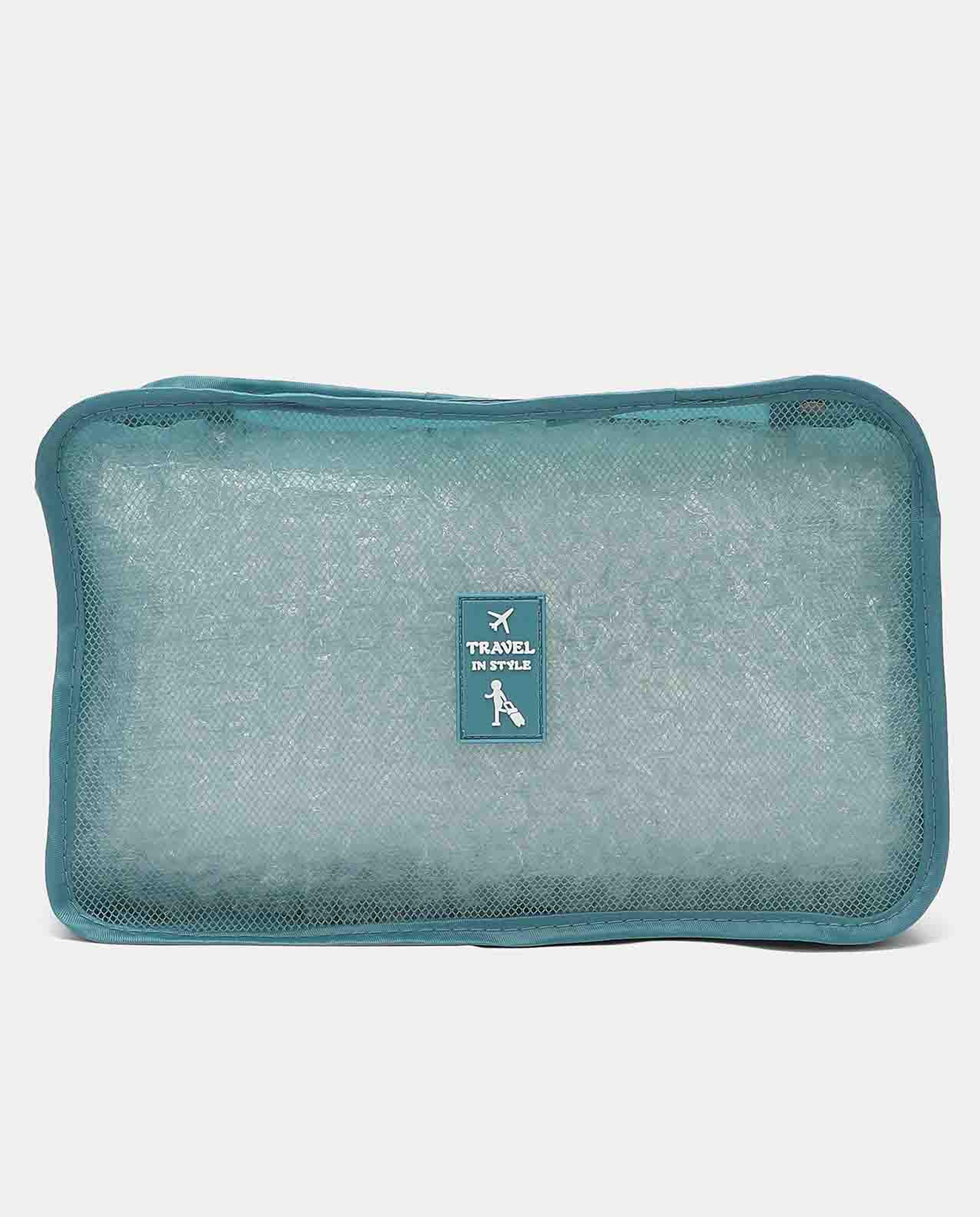 حقيبة سفر صغيرة كاجوال باللون الأزرق من