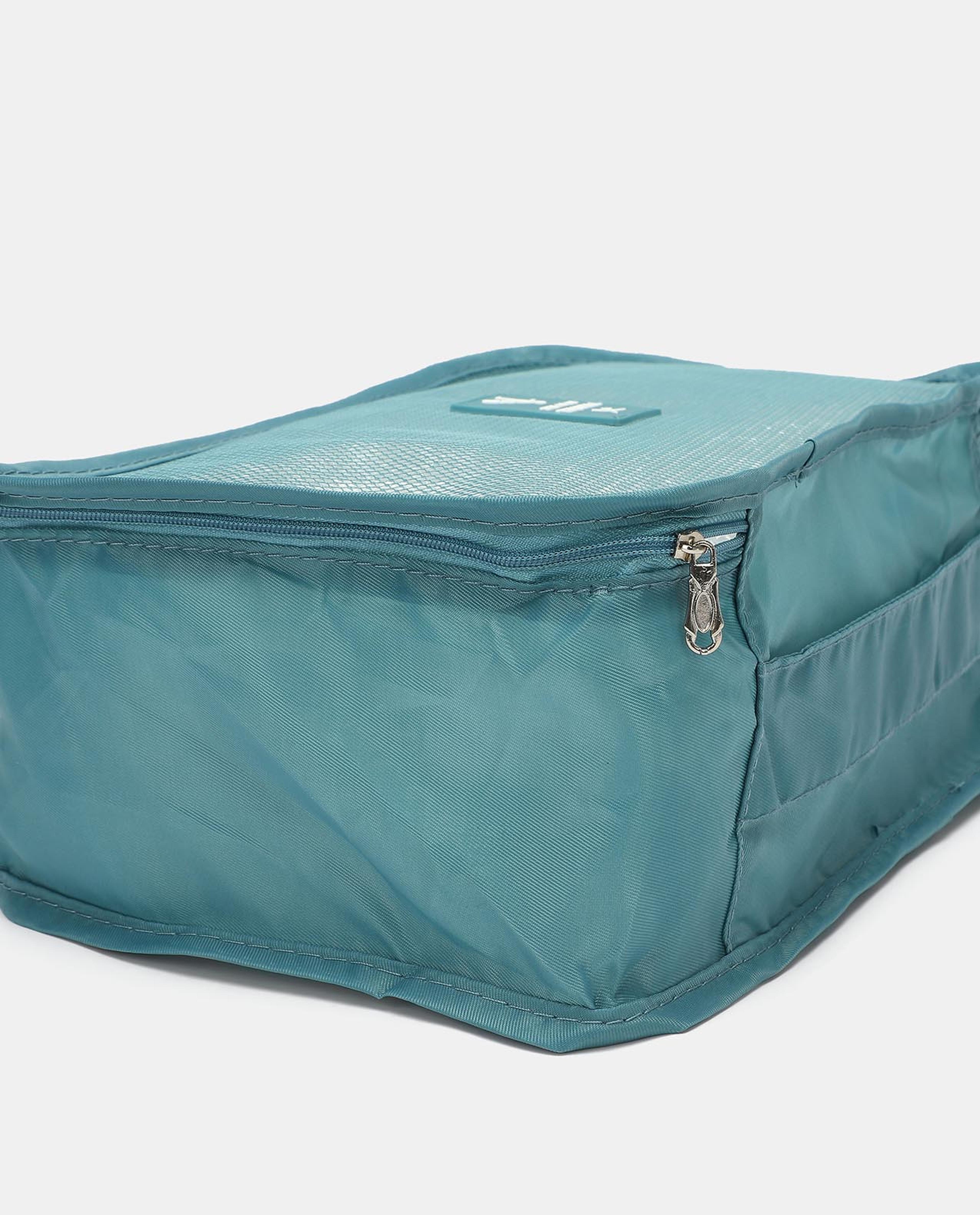 حقيبة سفر صغيرة كاجوال باللون الأزرق من