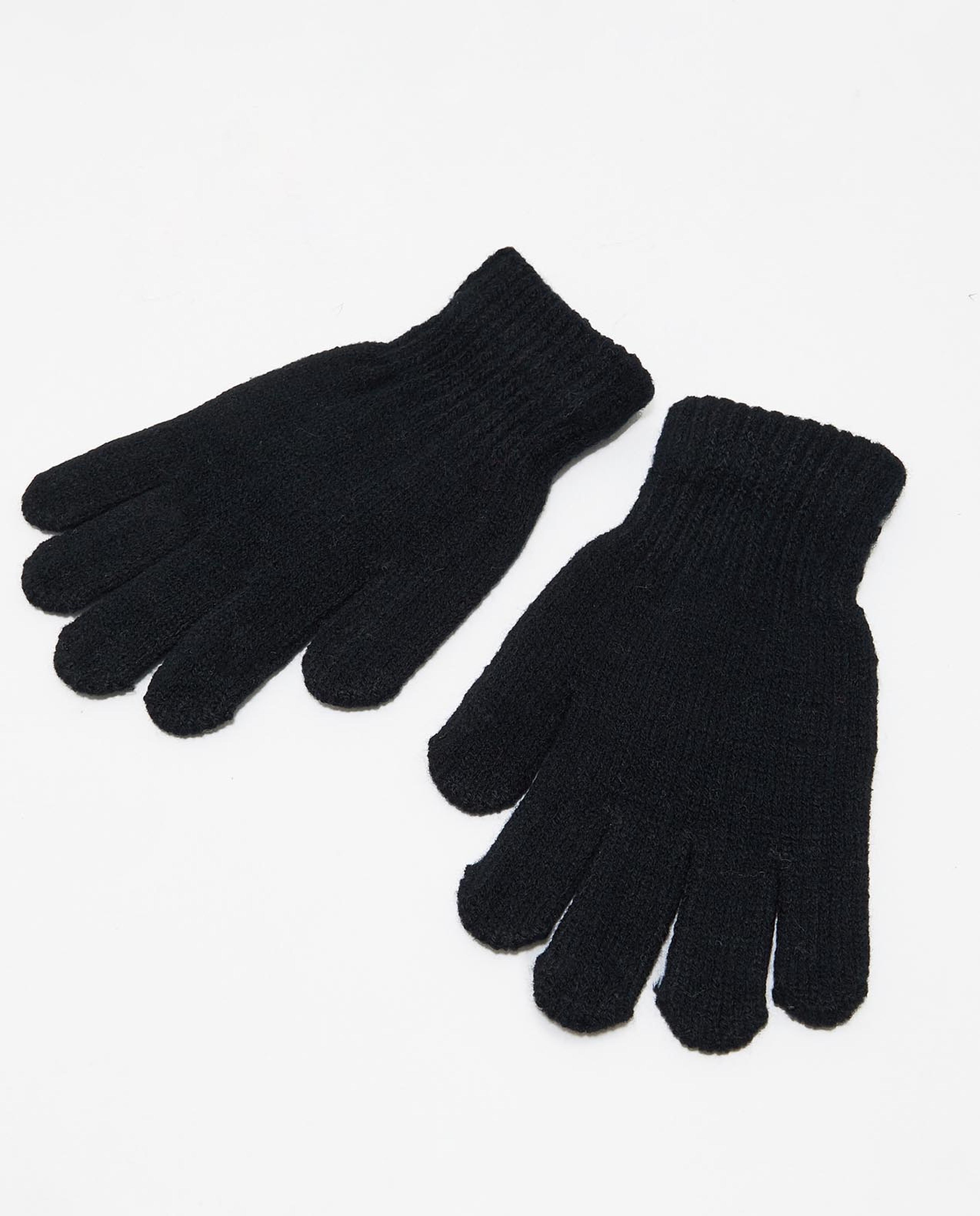 طقم شتوي للفتيان مُحاك ألوان متعددة من