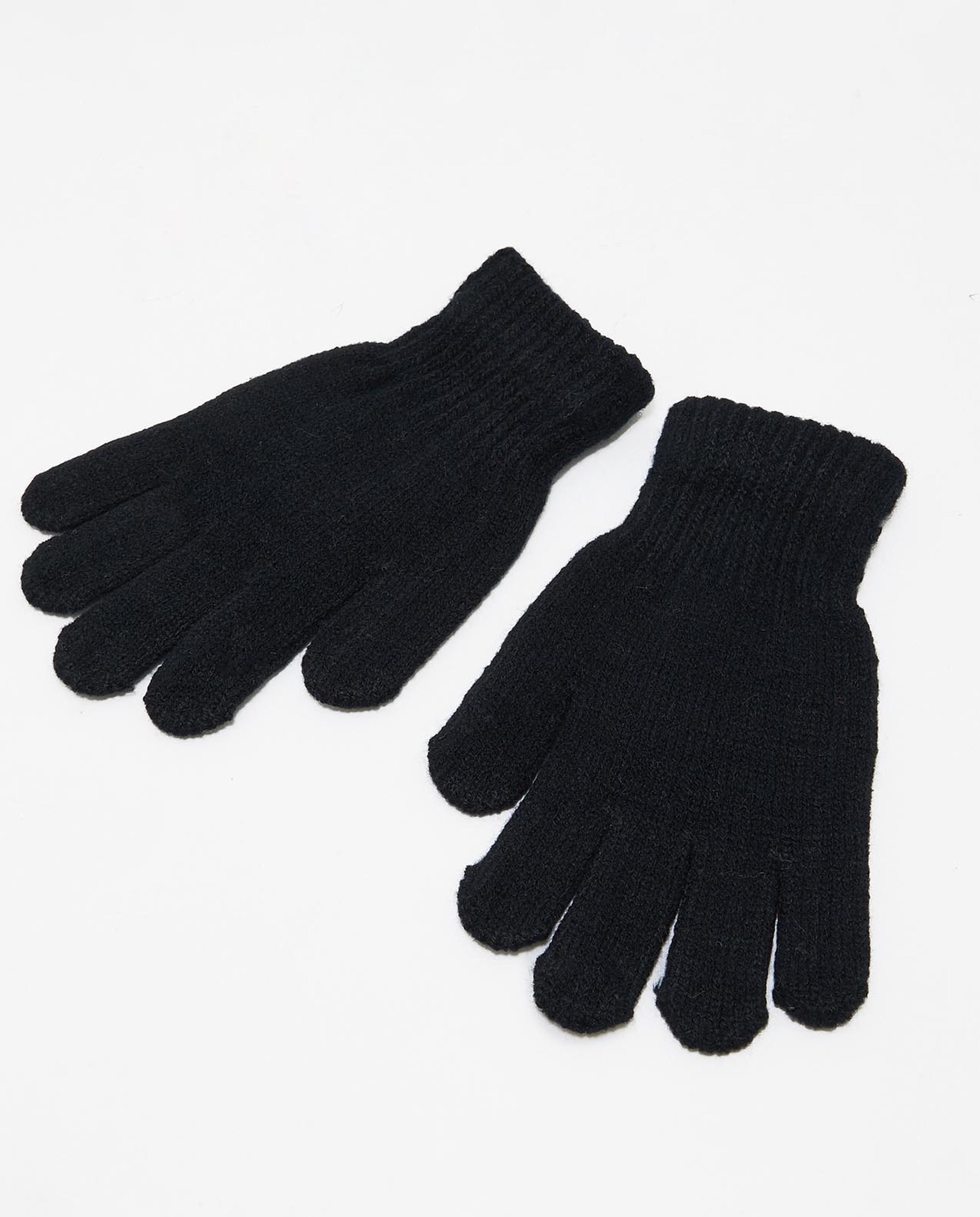 طقم شتوي للفتيان مُحاك ألوان متعددة من