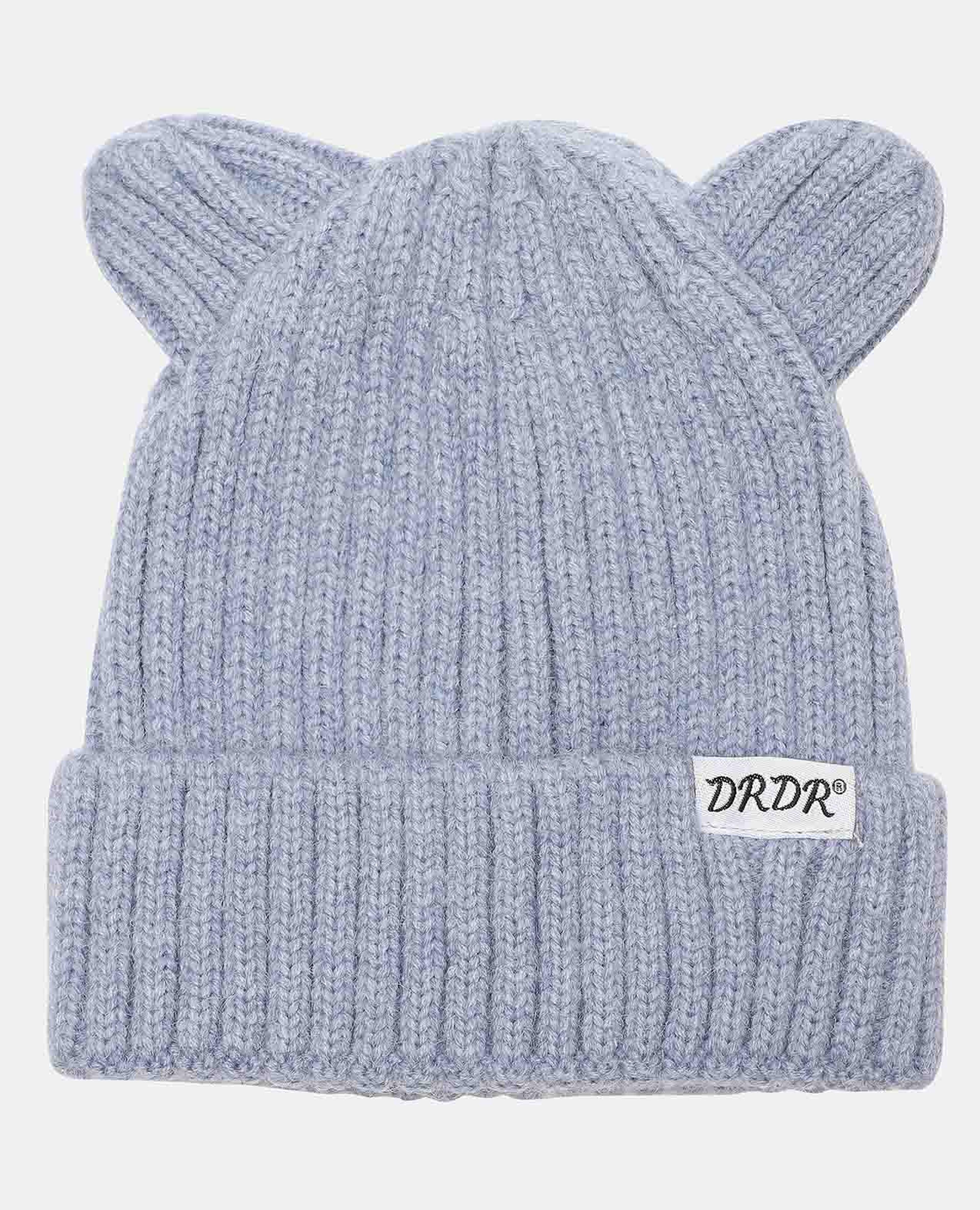 Blue Relaxed Fit Bonnet Cap