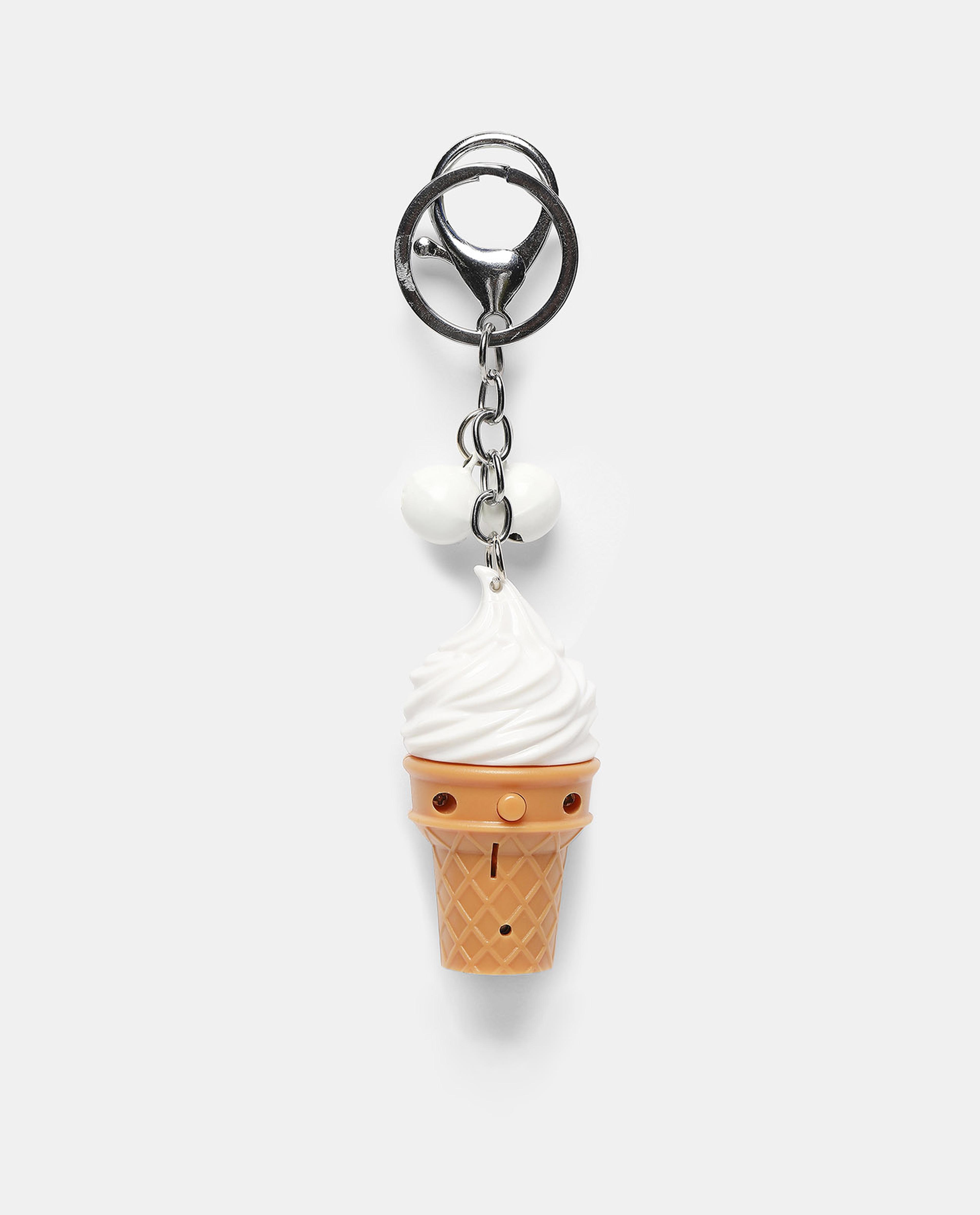 White Key Chain