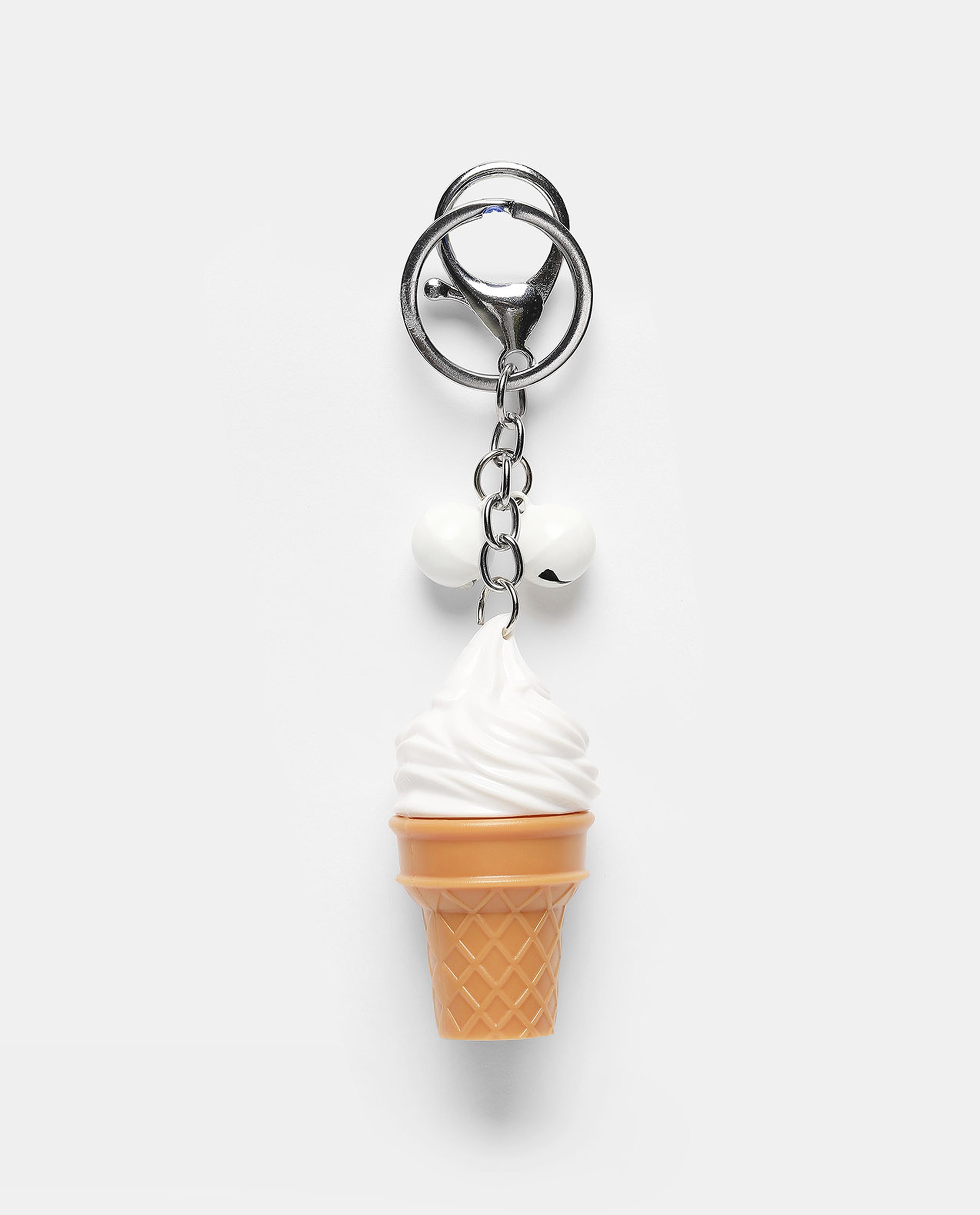 White Key Chain