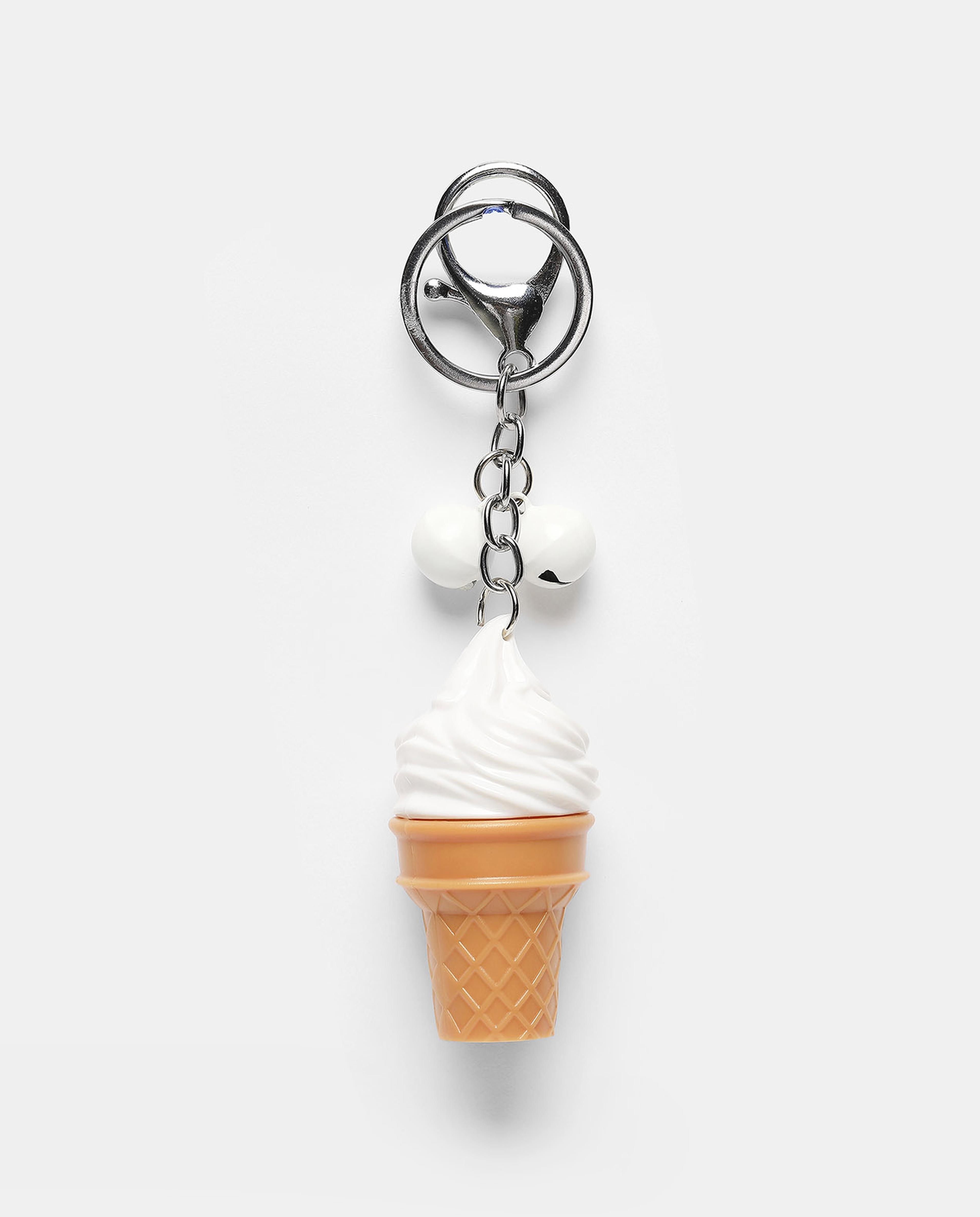 White Key Chain