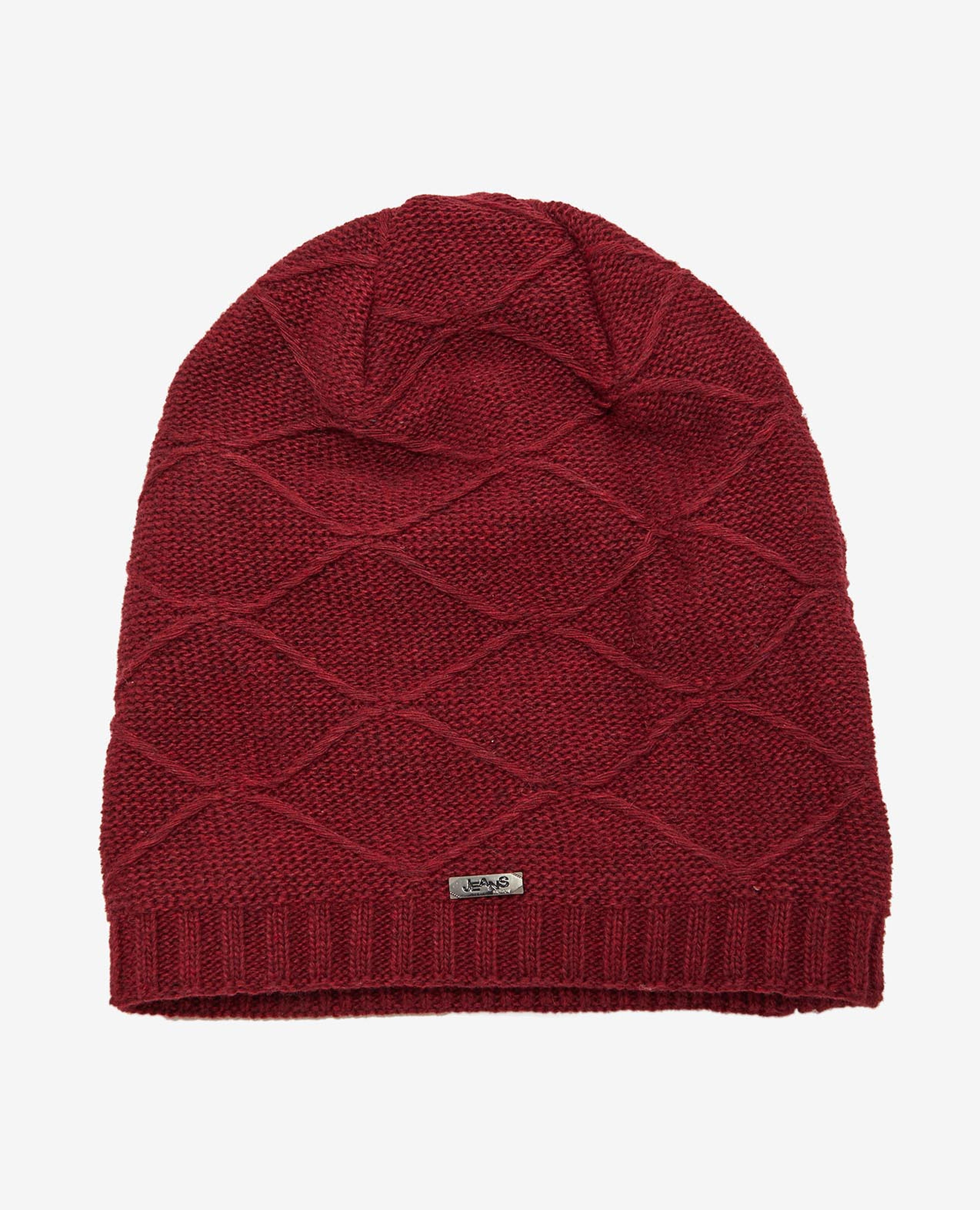 Maroon Bonnet Cap