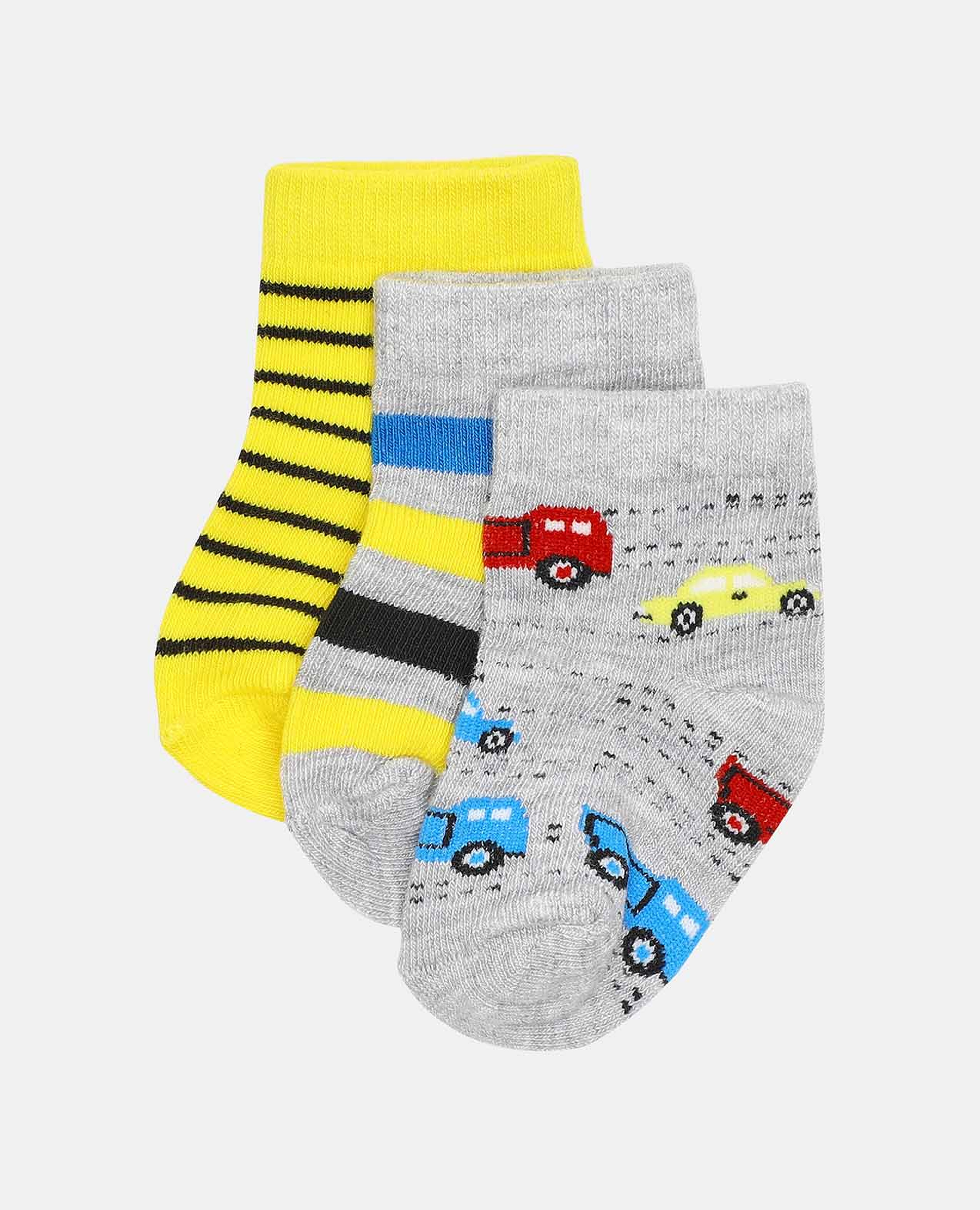 جوارب بطول الكاحل من - عبوة من 3 أزواج متعدد الألوان