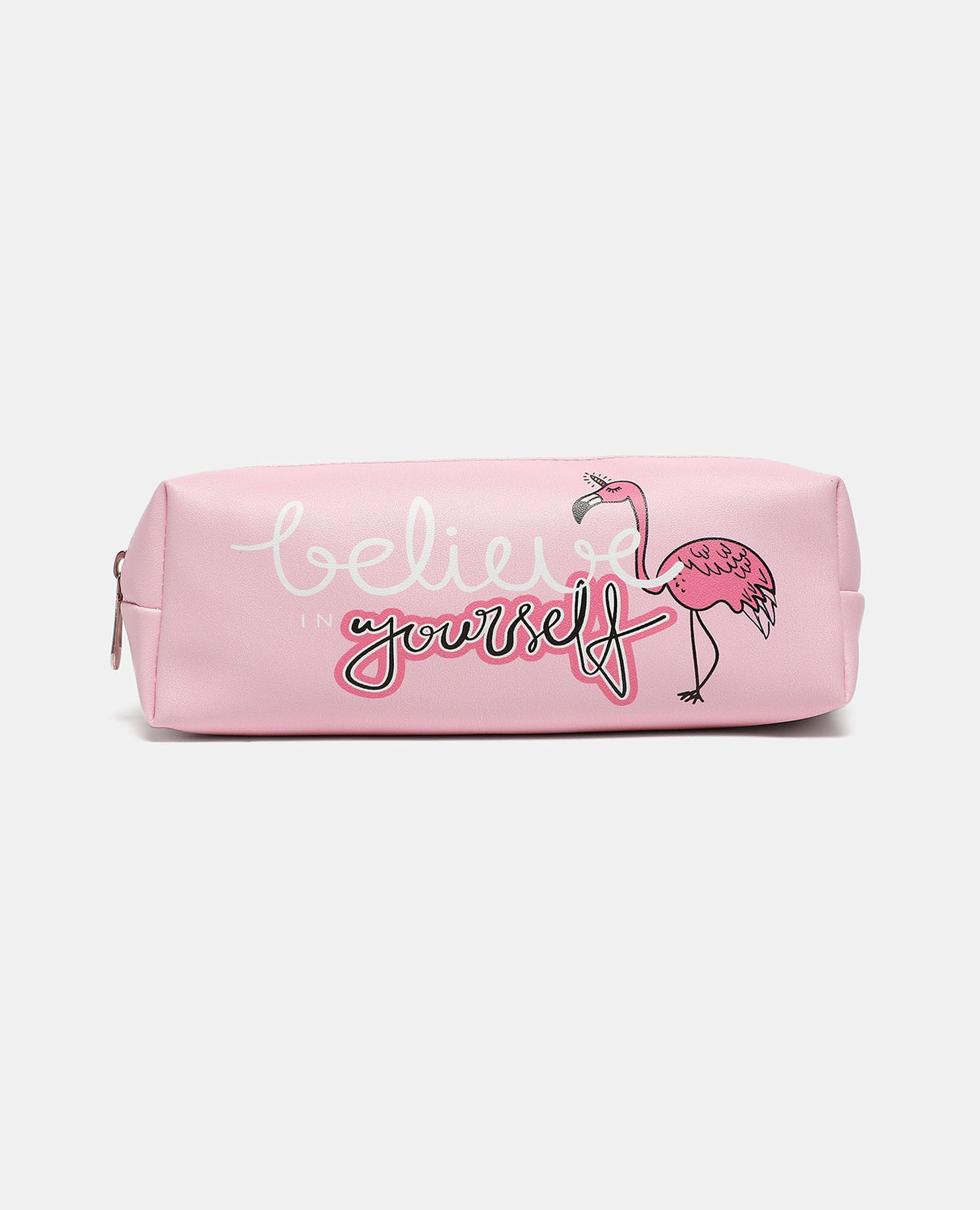 Printed Round Pencil Pouch
