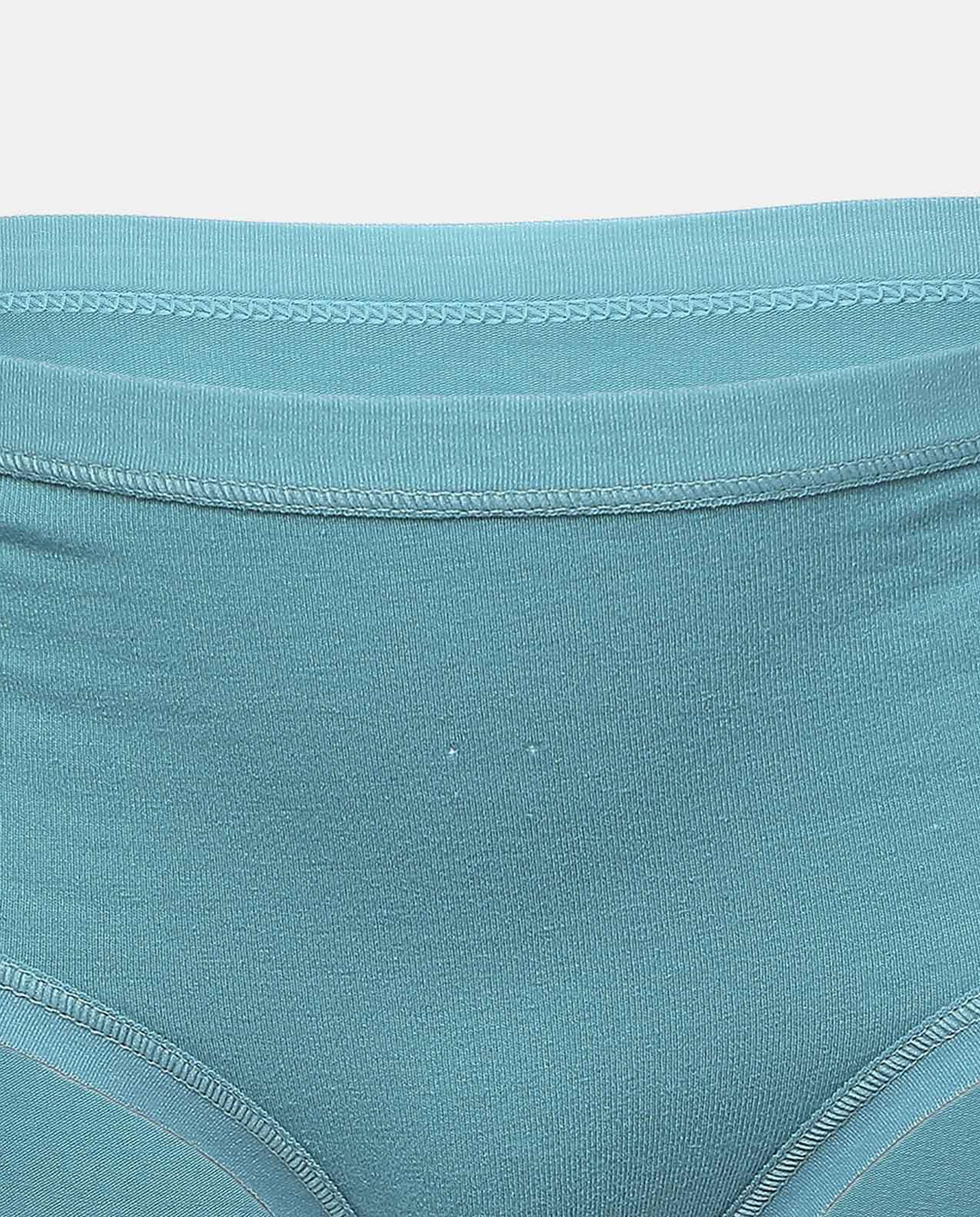 R&B Blue Pack Of 3 High Waist Briefs
