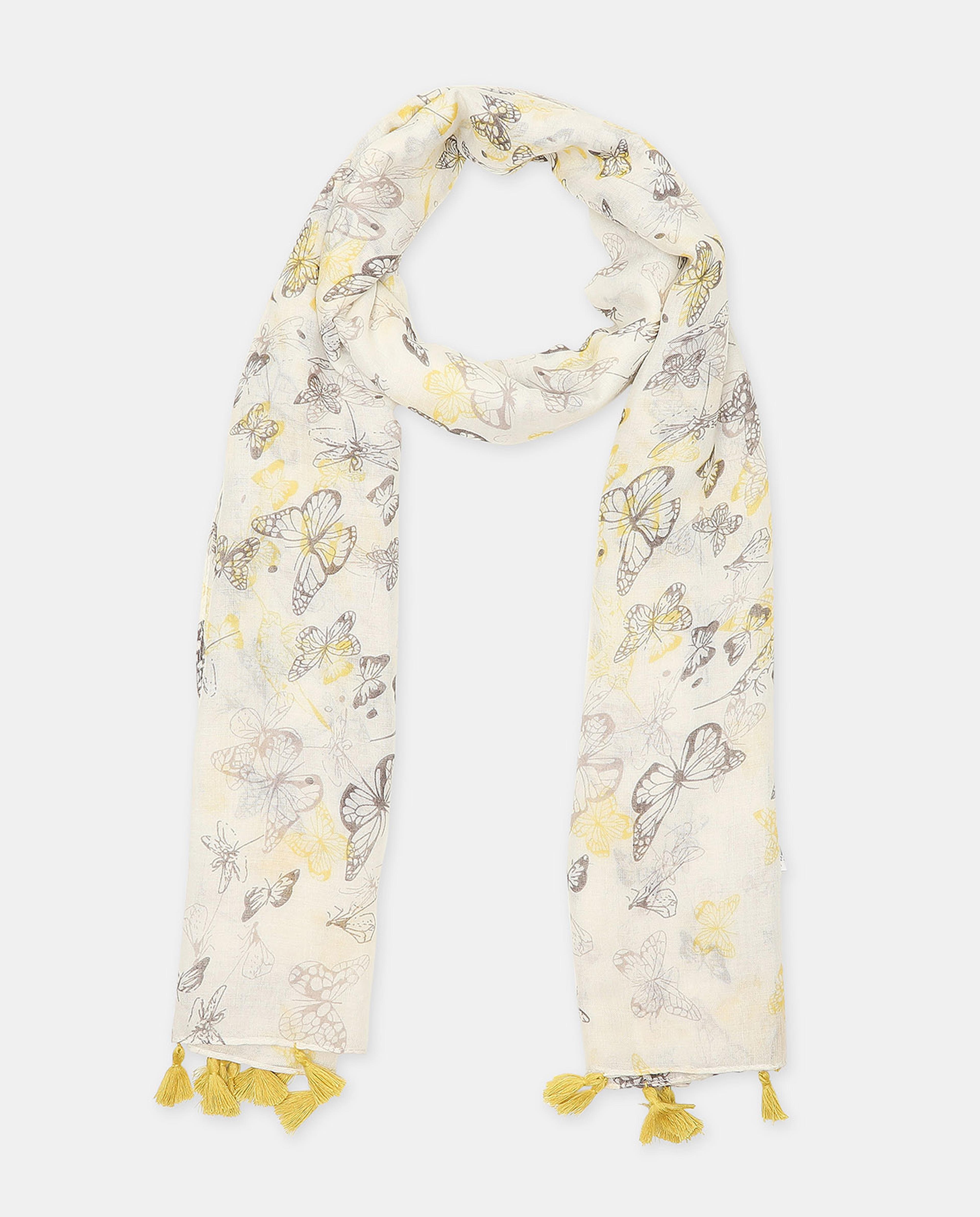 وشاح بطبعة فراشة