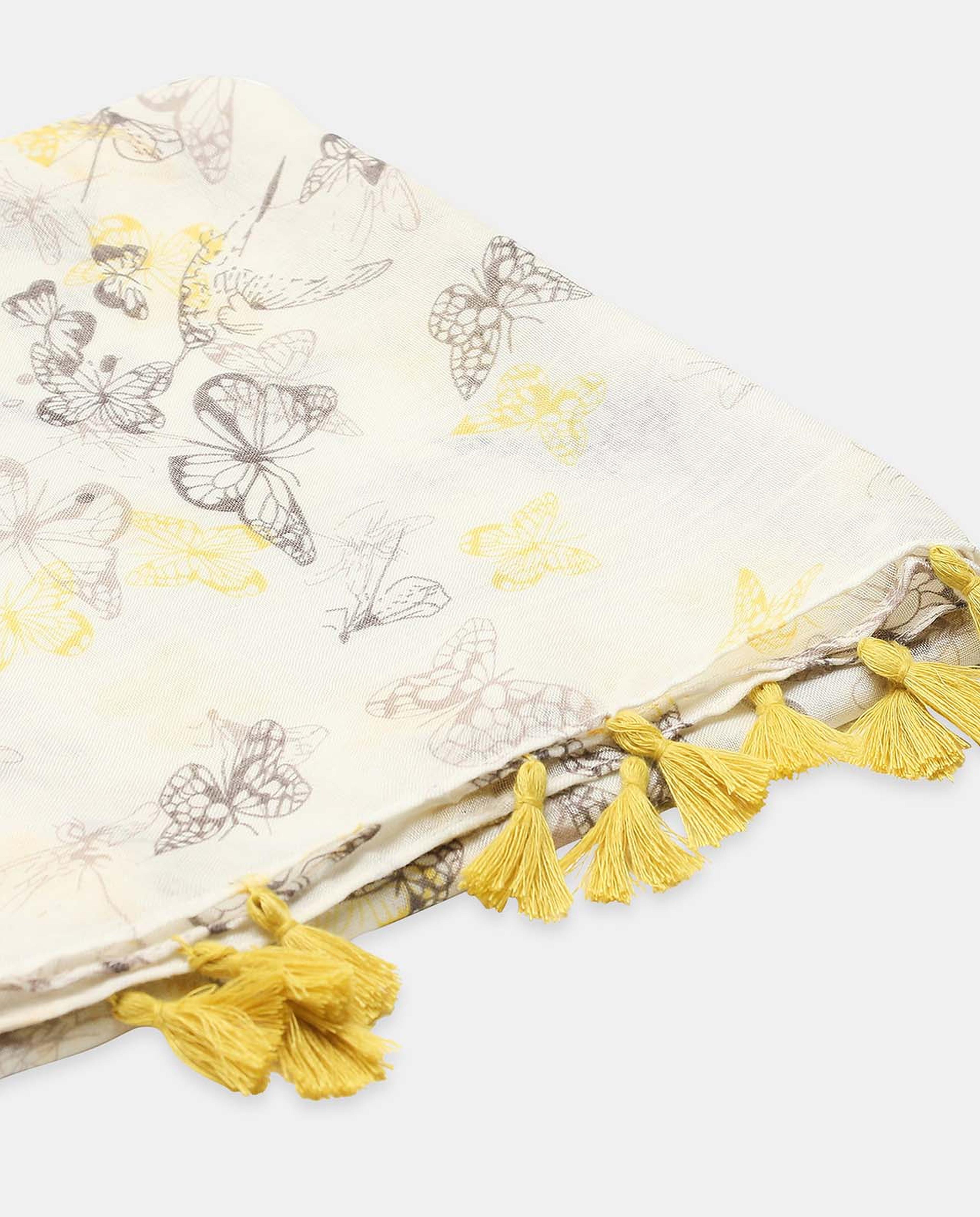 وشاح بطبعة فراشة