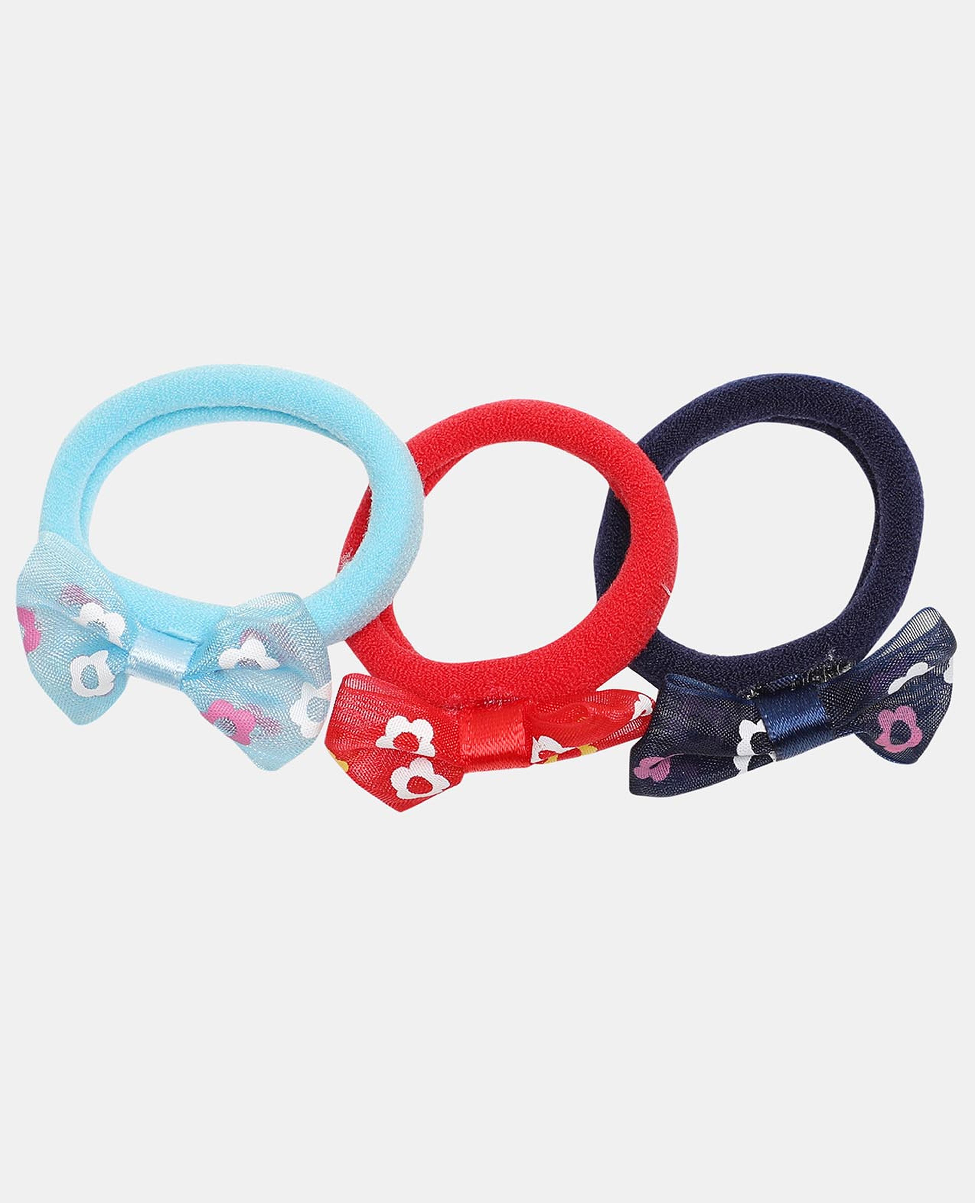 Multi Girls Ponytail Holders 6pcs