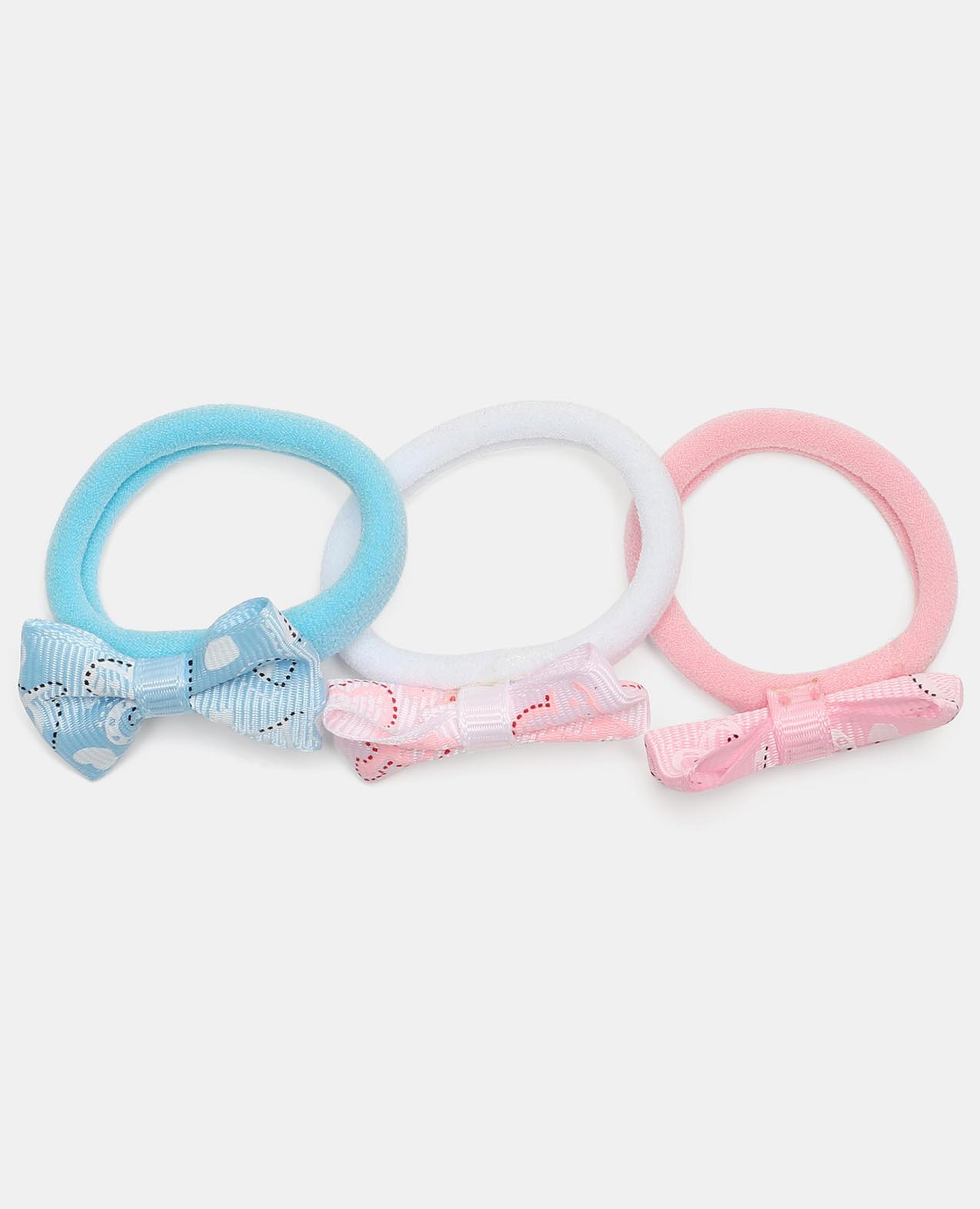 Multi Girls Ponytail Holders 6pcs