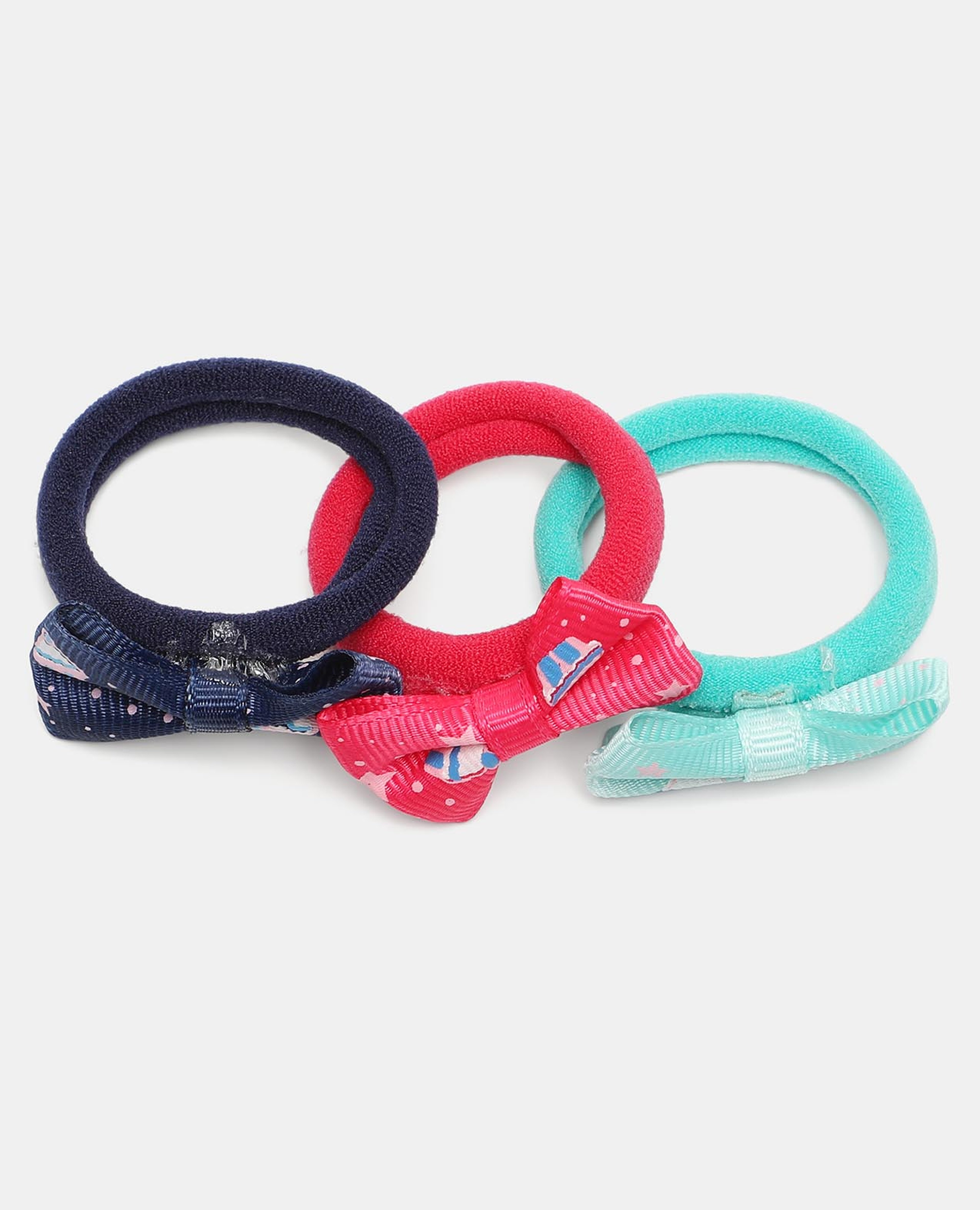 Multi Girls Ponytail Holders 6pcs