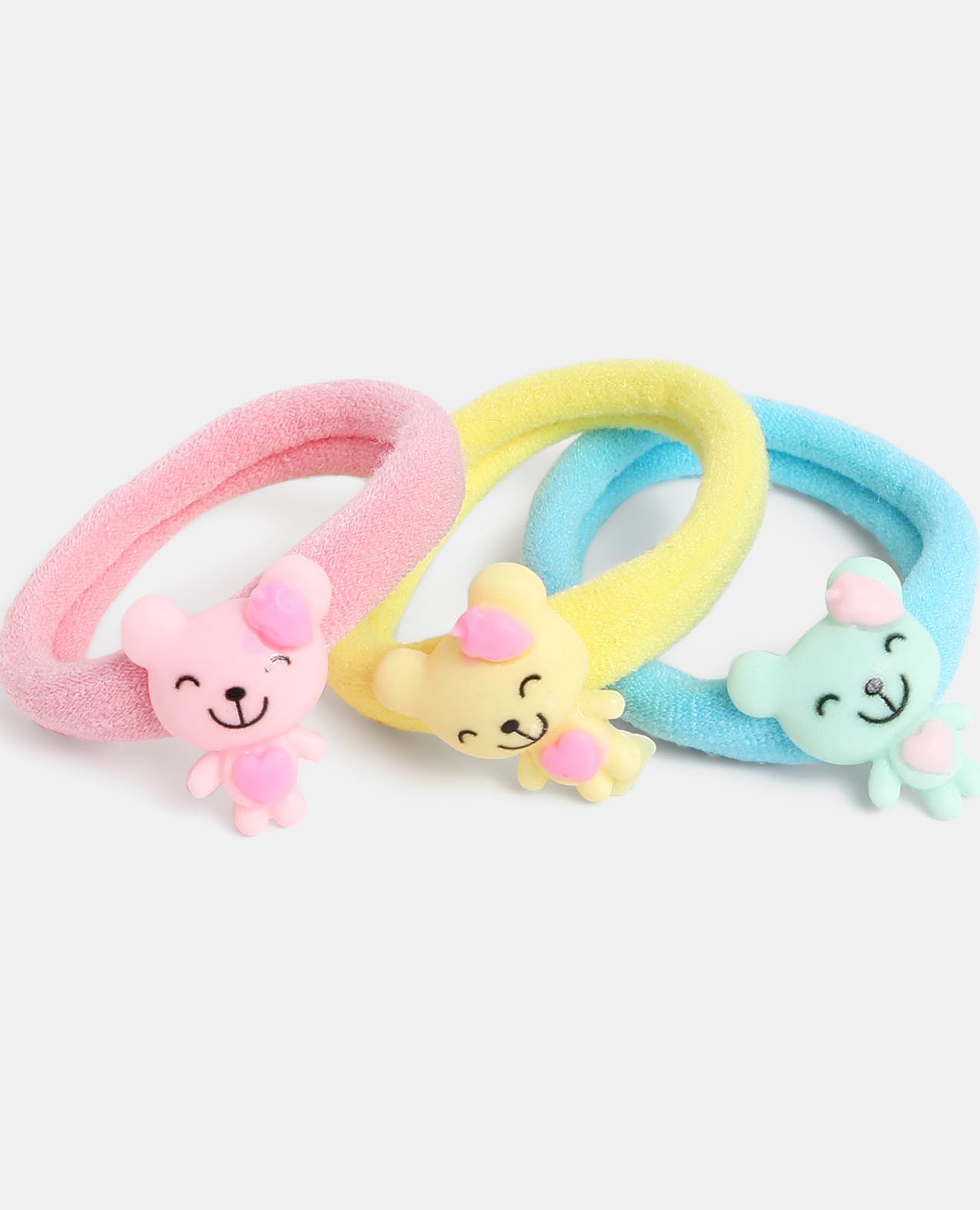 Multi Girls Ponytail Holders 6pcs