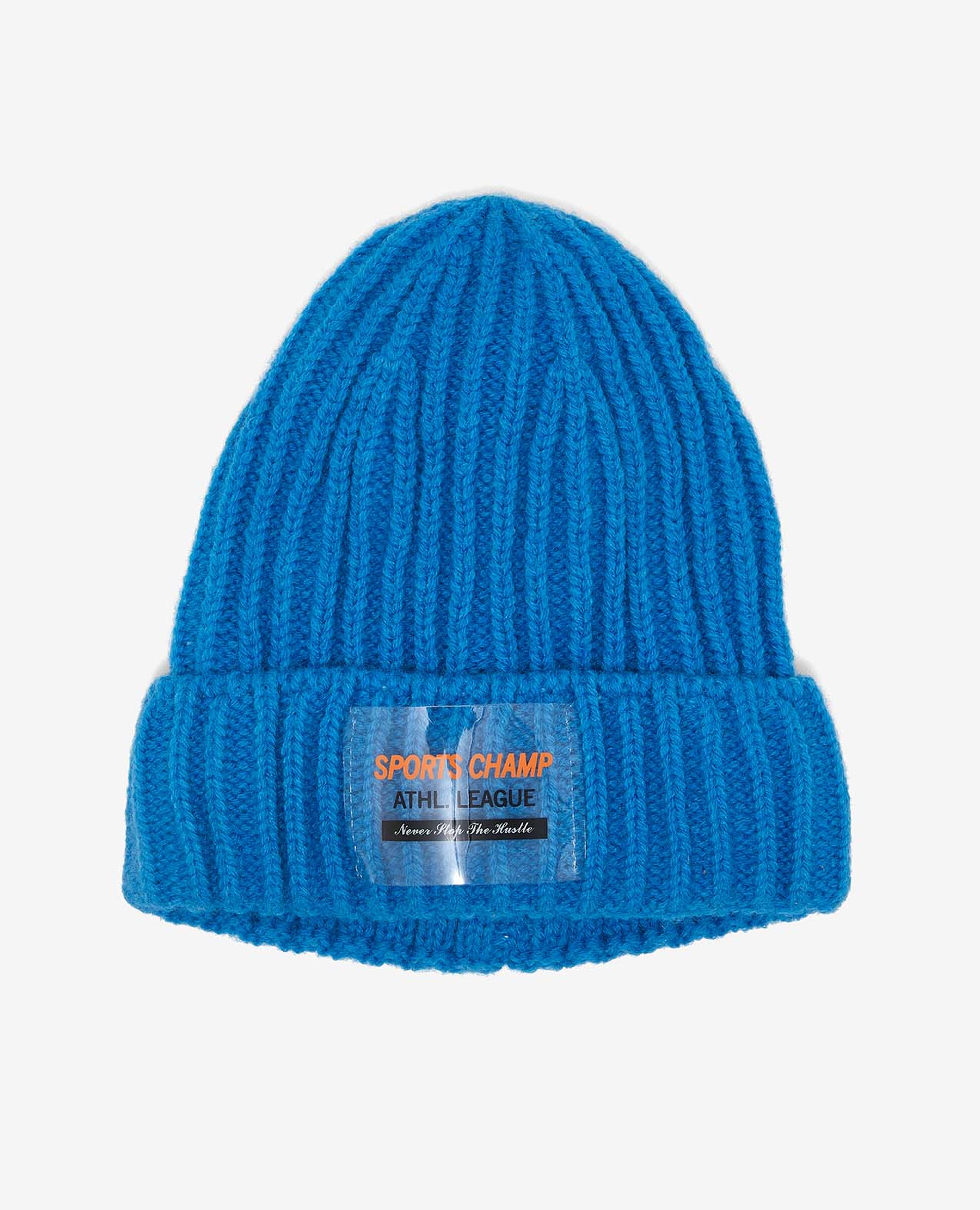Solid Knitted Pom-Pom Beanie Cap