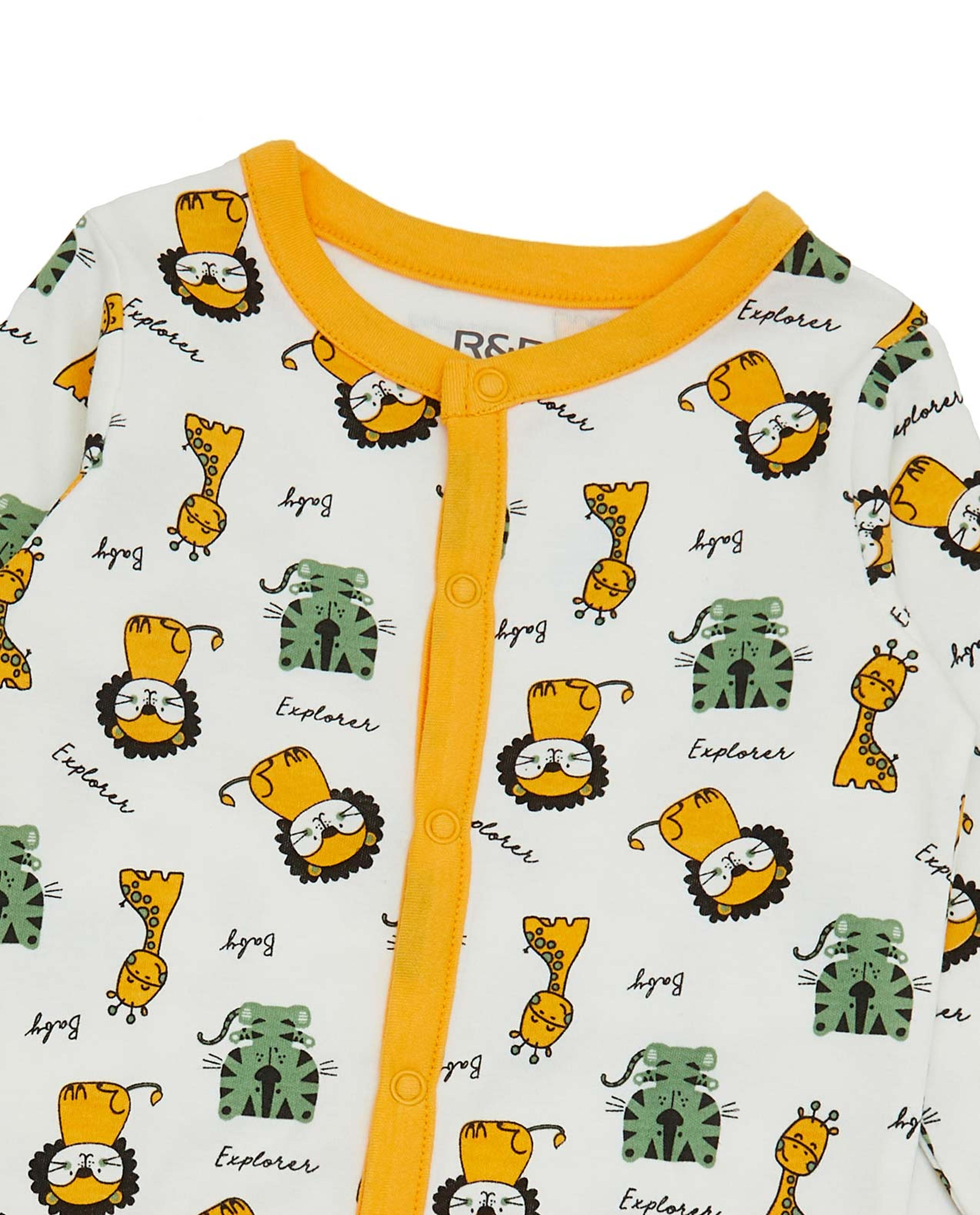 بدلة نوم طويلة بطبعة