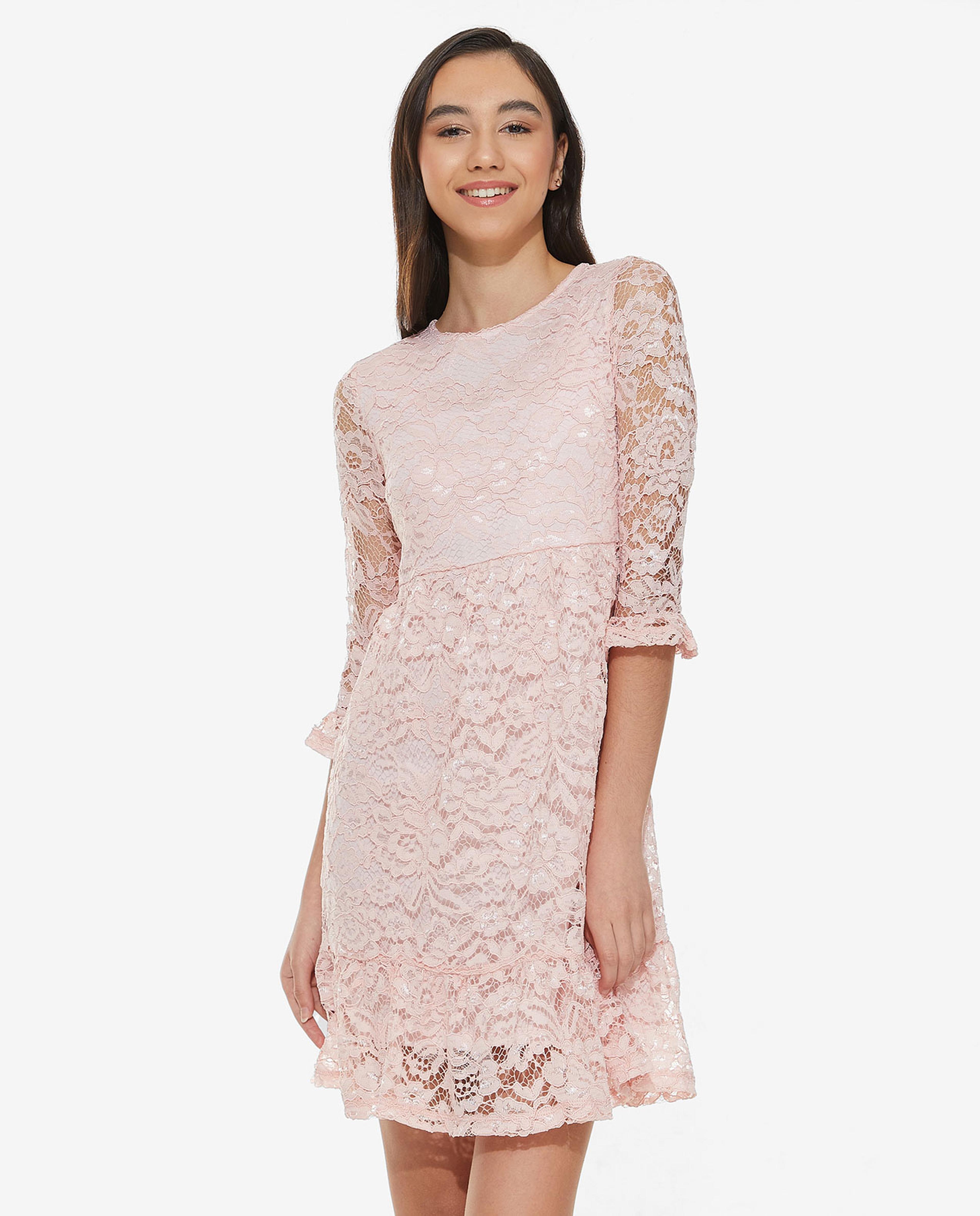 فستان مكشكش