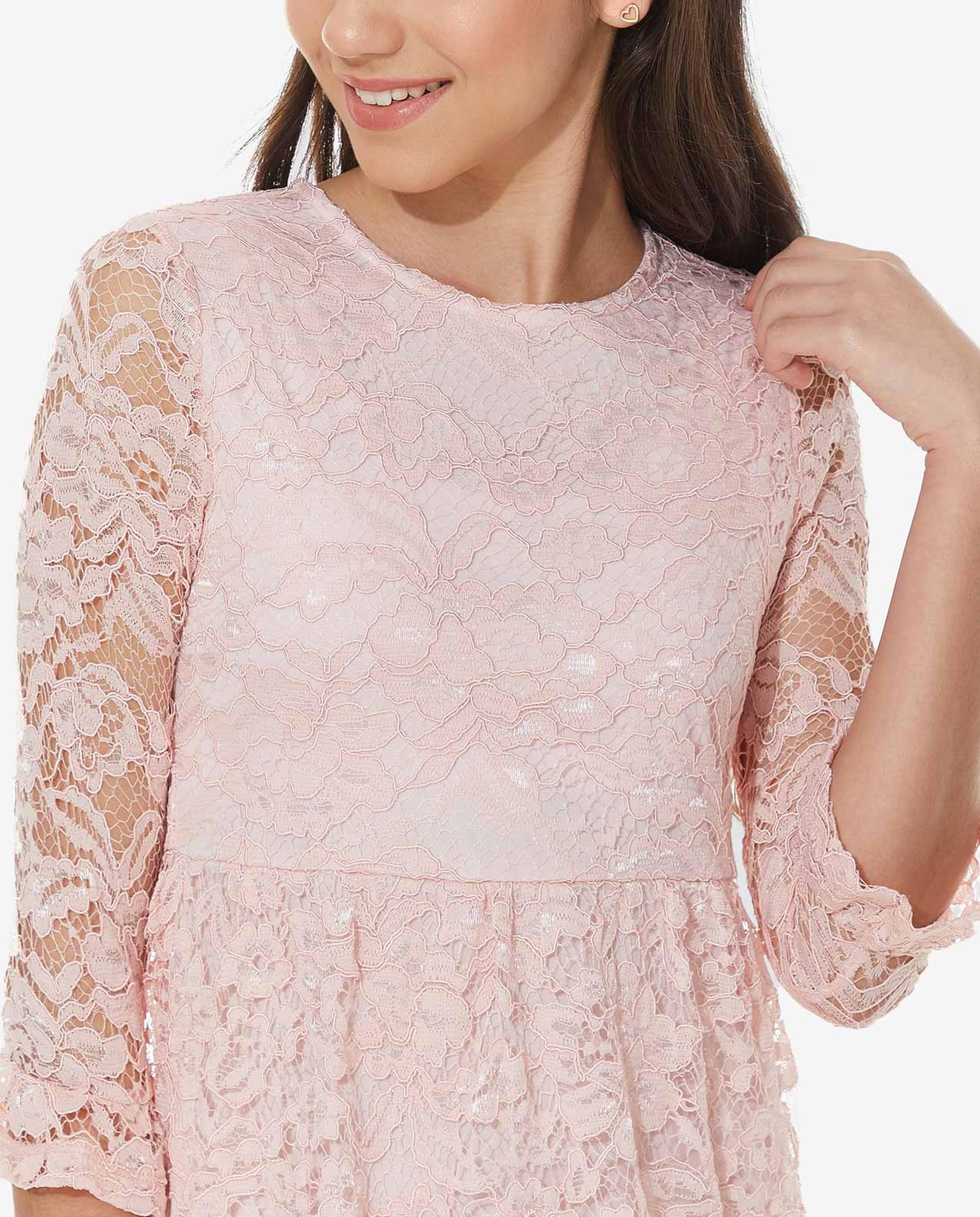 فستان مكشكش