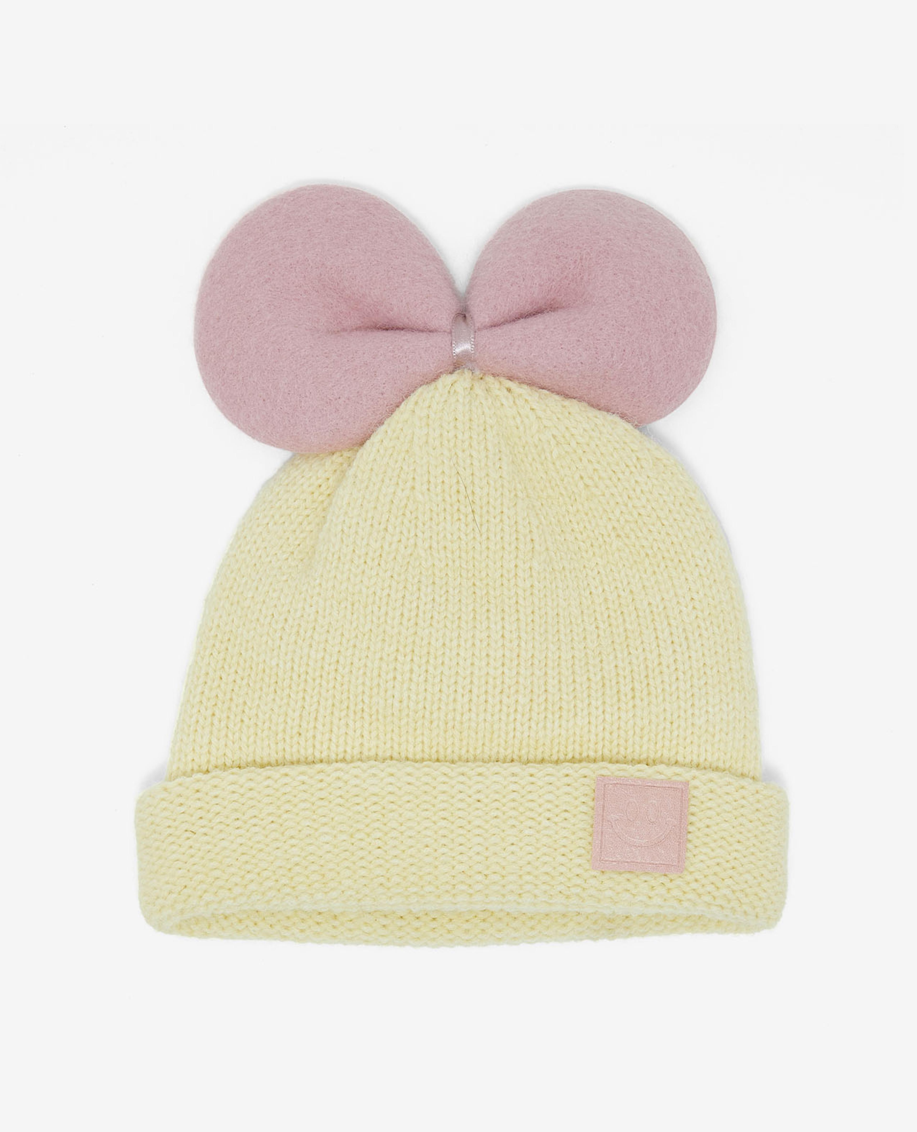Solid Knitted Pom-Pom Beanie Cap
