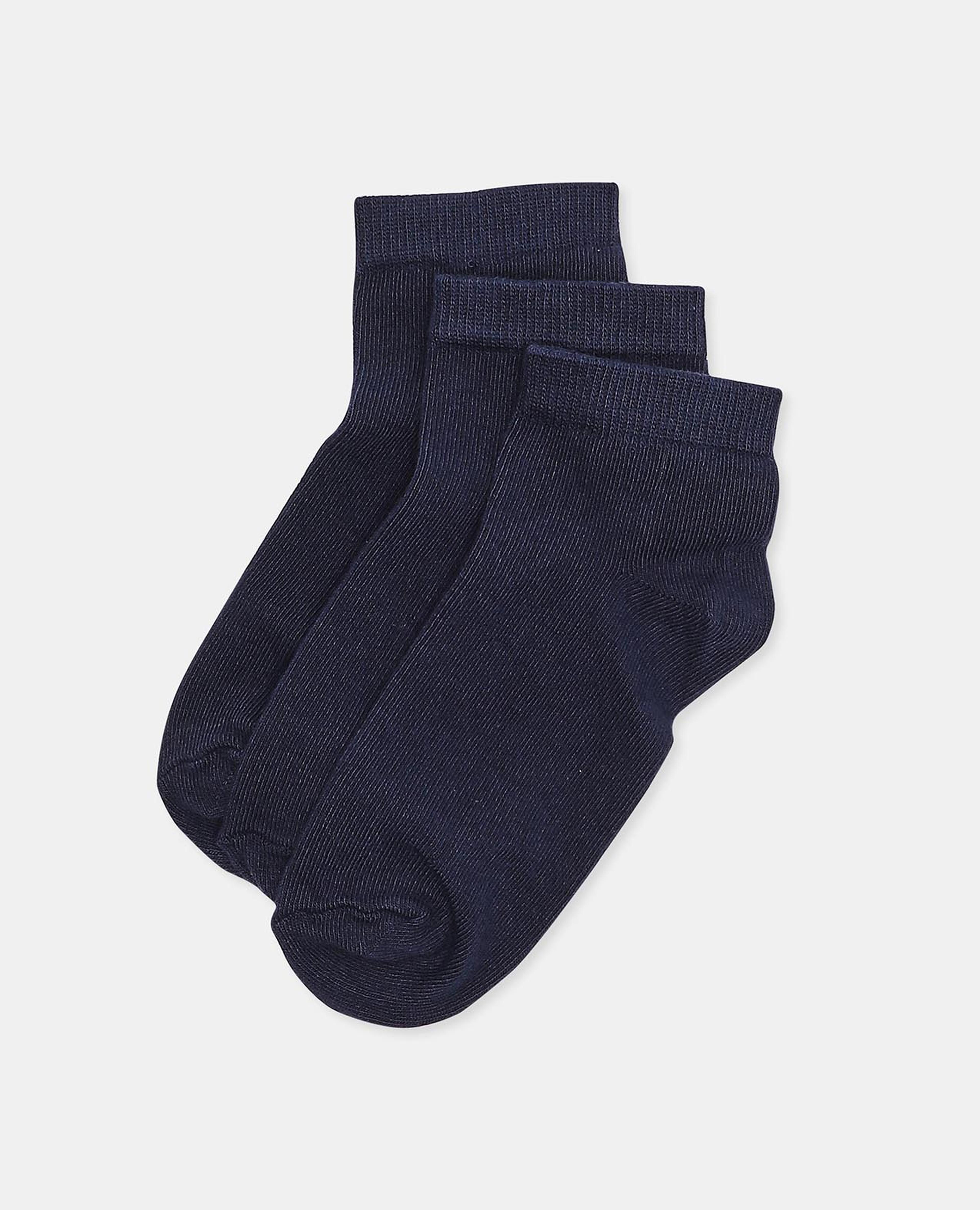 Pack of 3 - Solid Ankle Socks