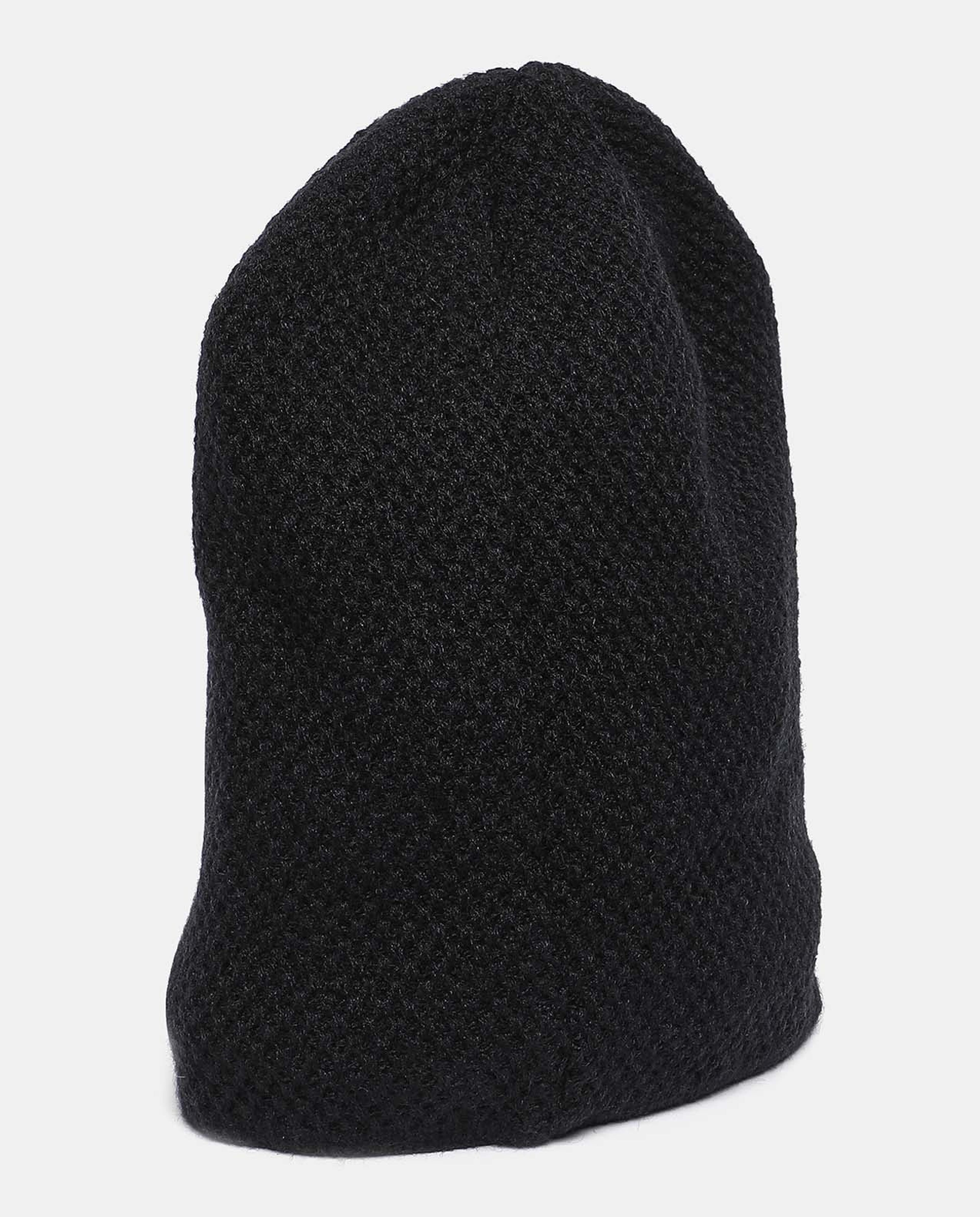 Self Design Knitted Beanie Cap