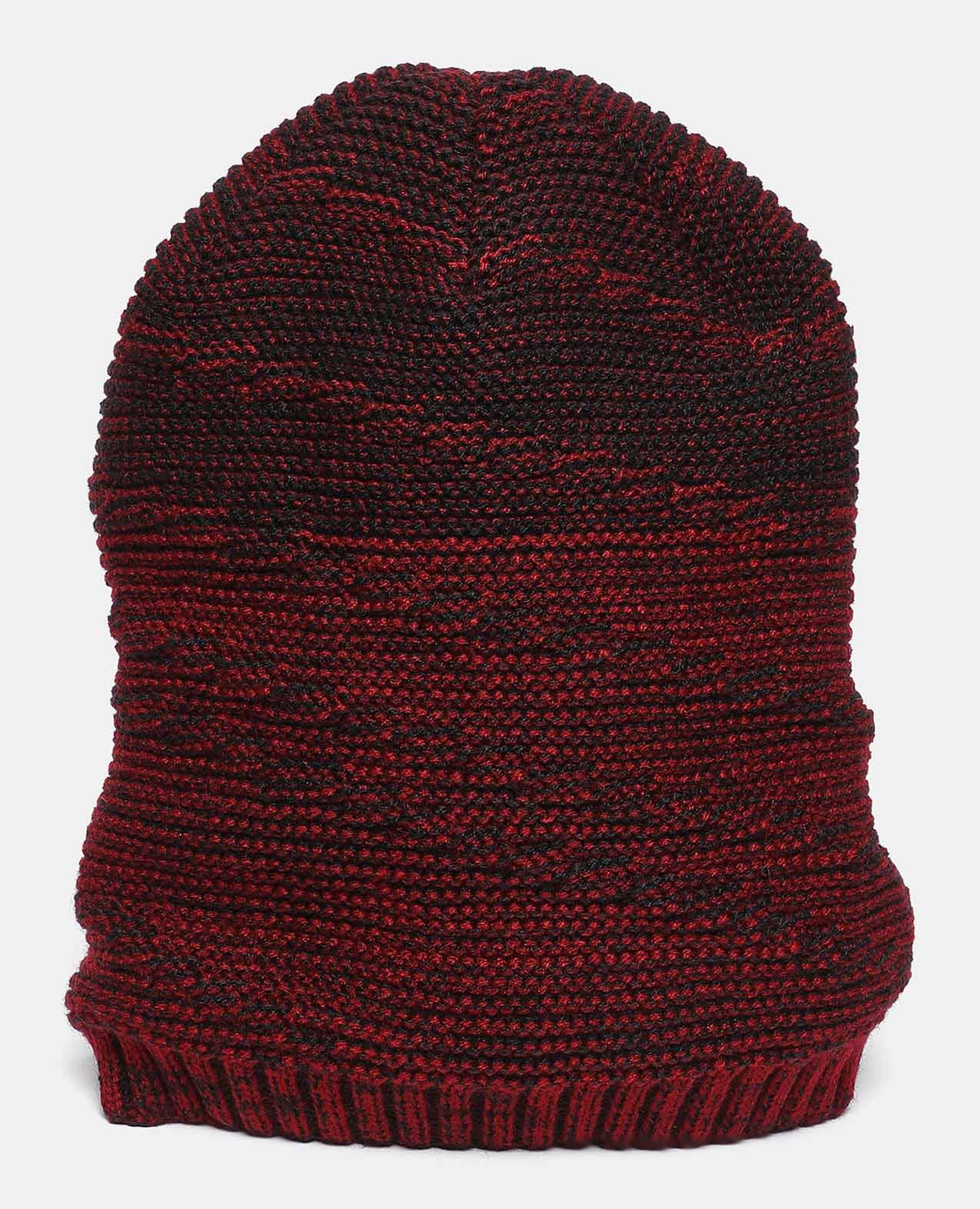 Self Design Knitted Beanie Cap