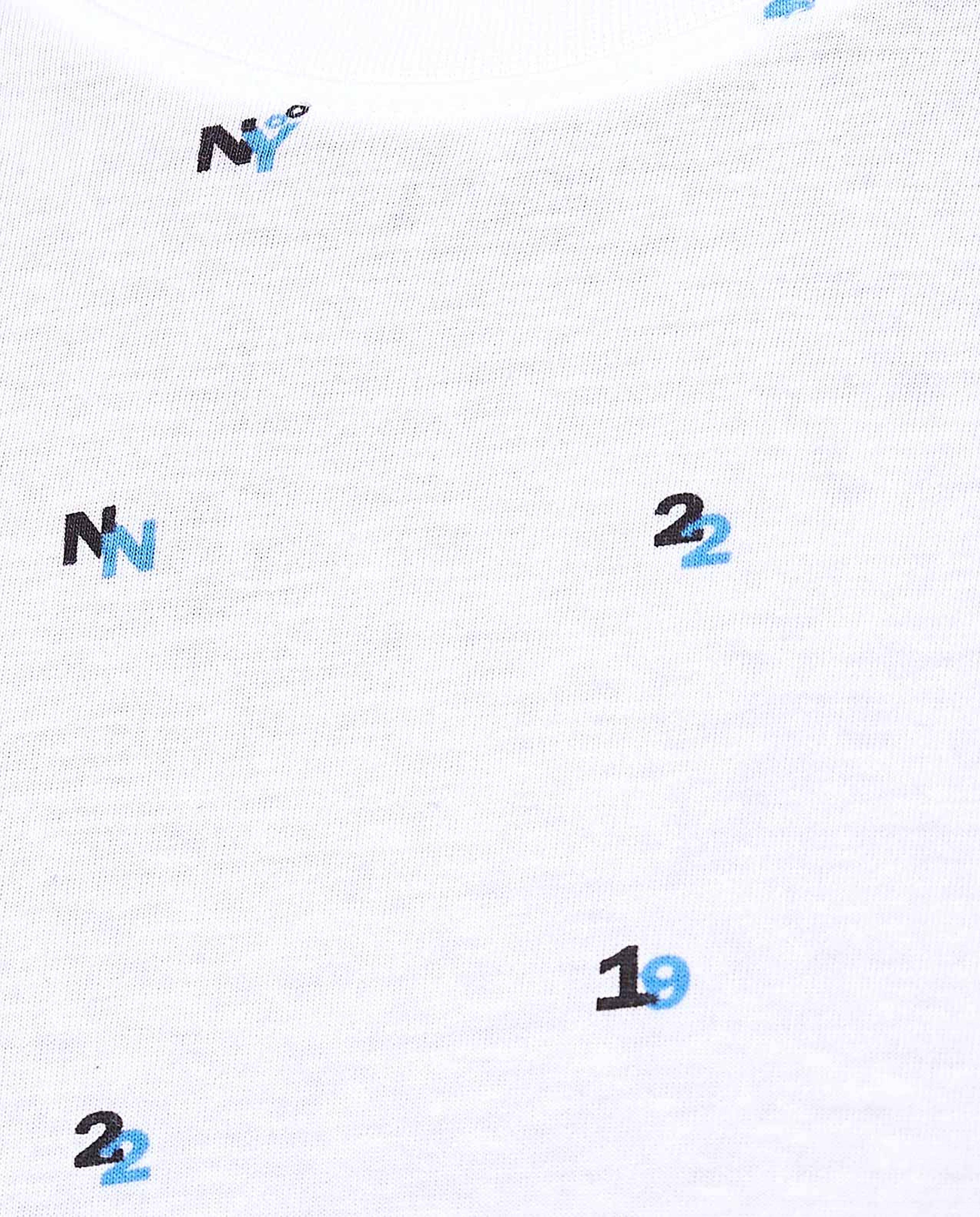 Printed T-Shirt with Crew Neck and Short Sleeves