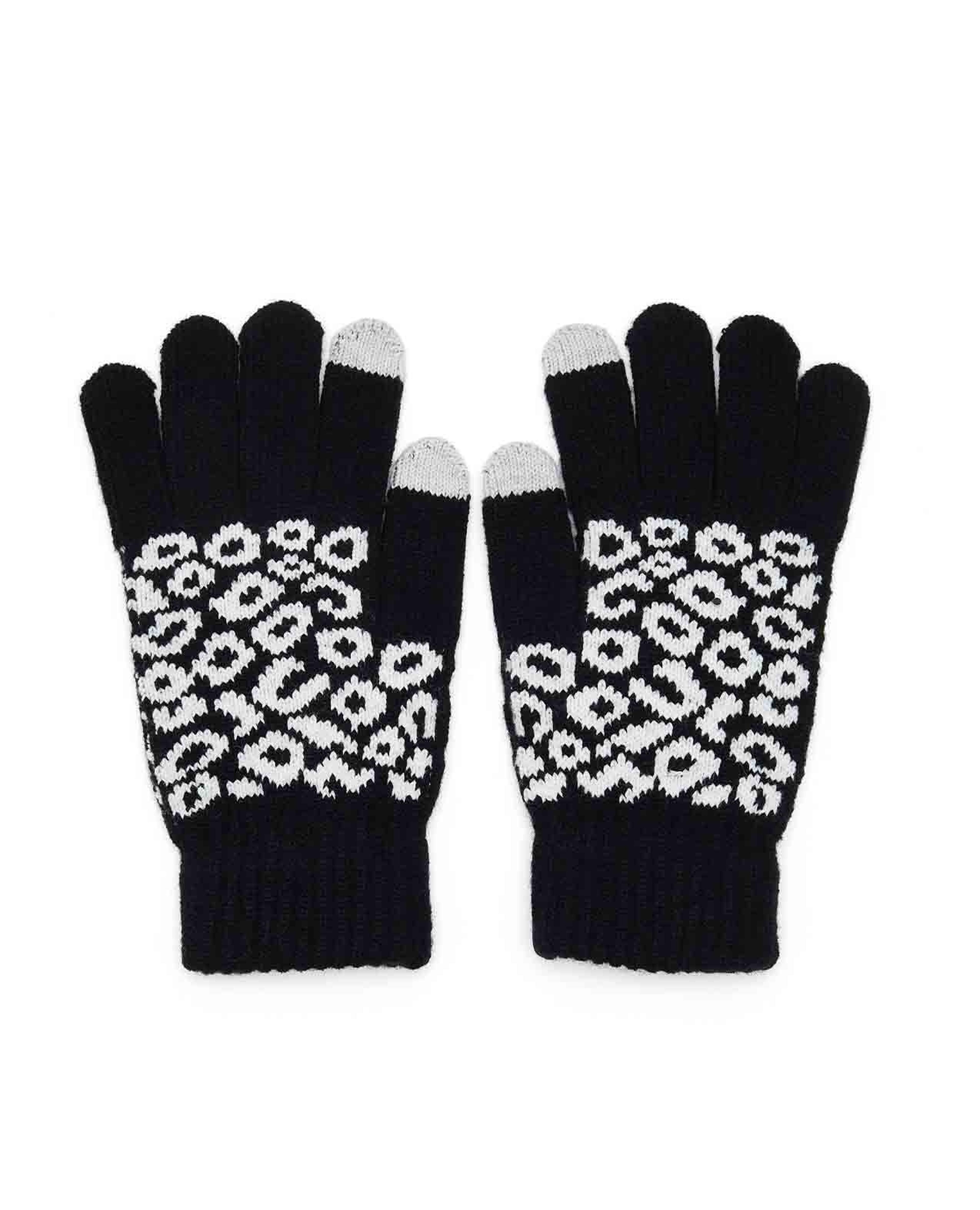 Patterned Fleece Gloves