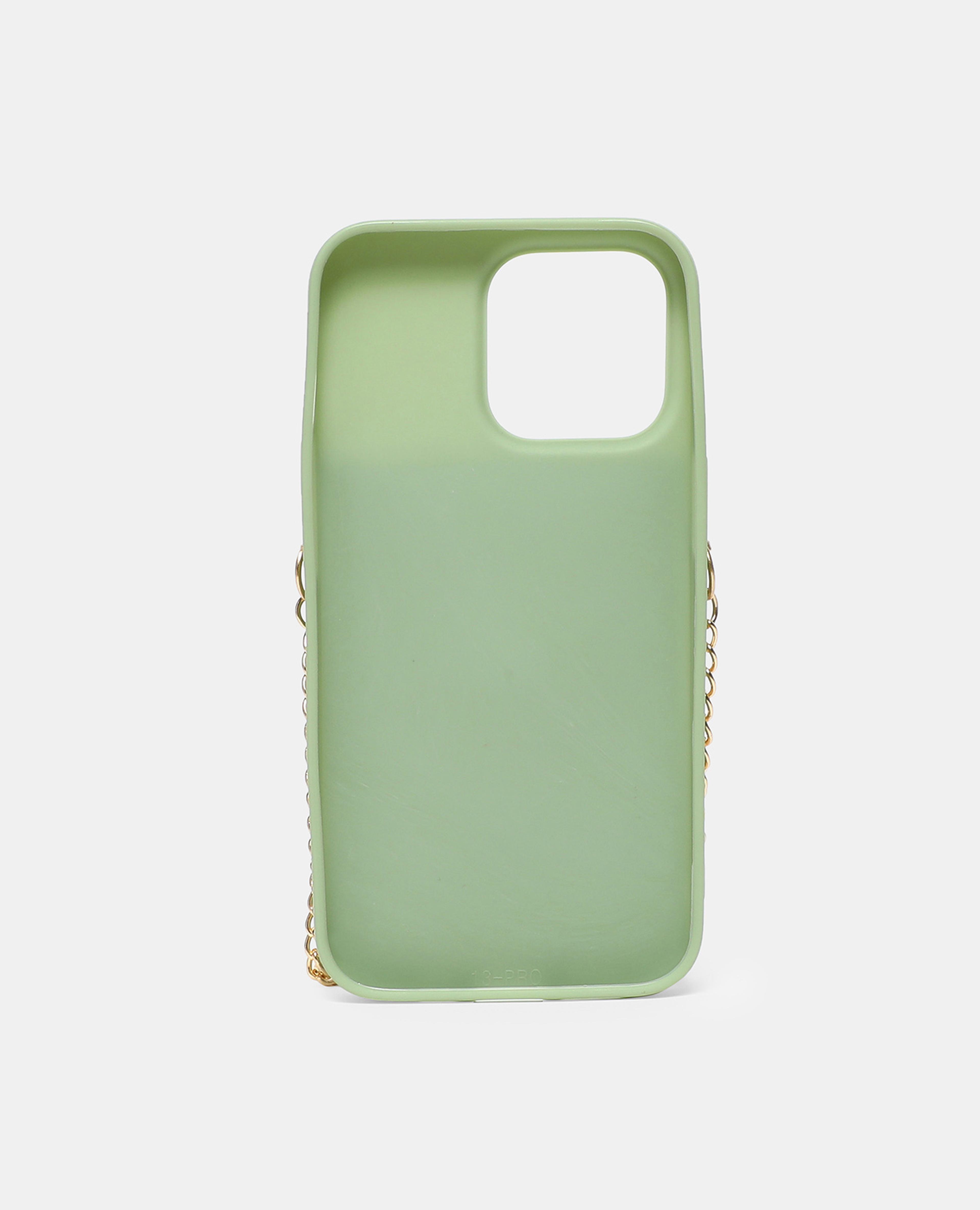 Iphone Case with Chain Detail & Flap