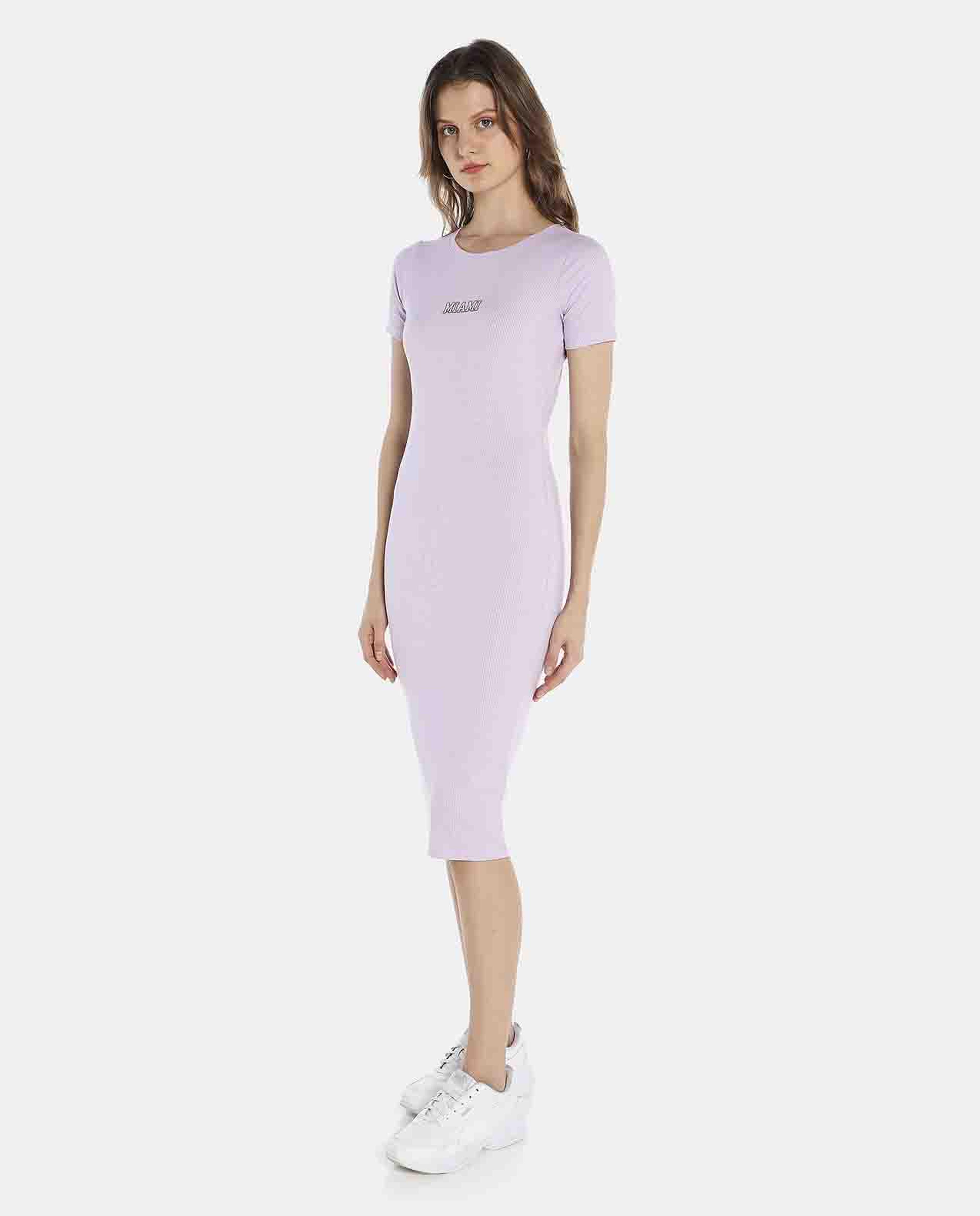 Lilac Bodycon Dress