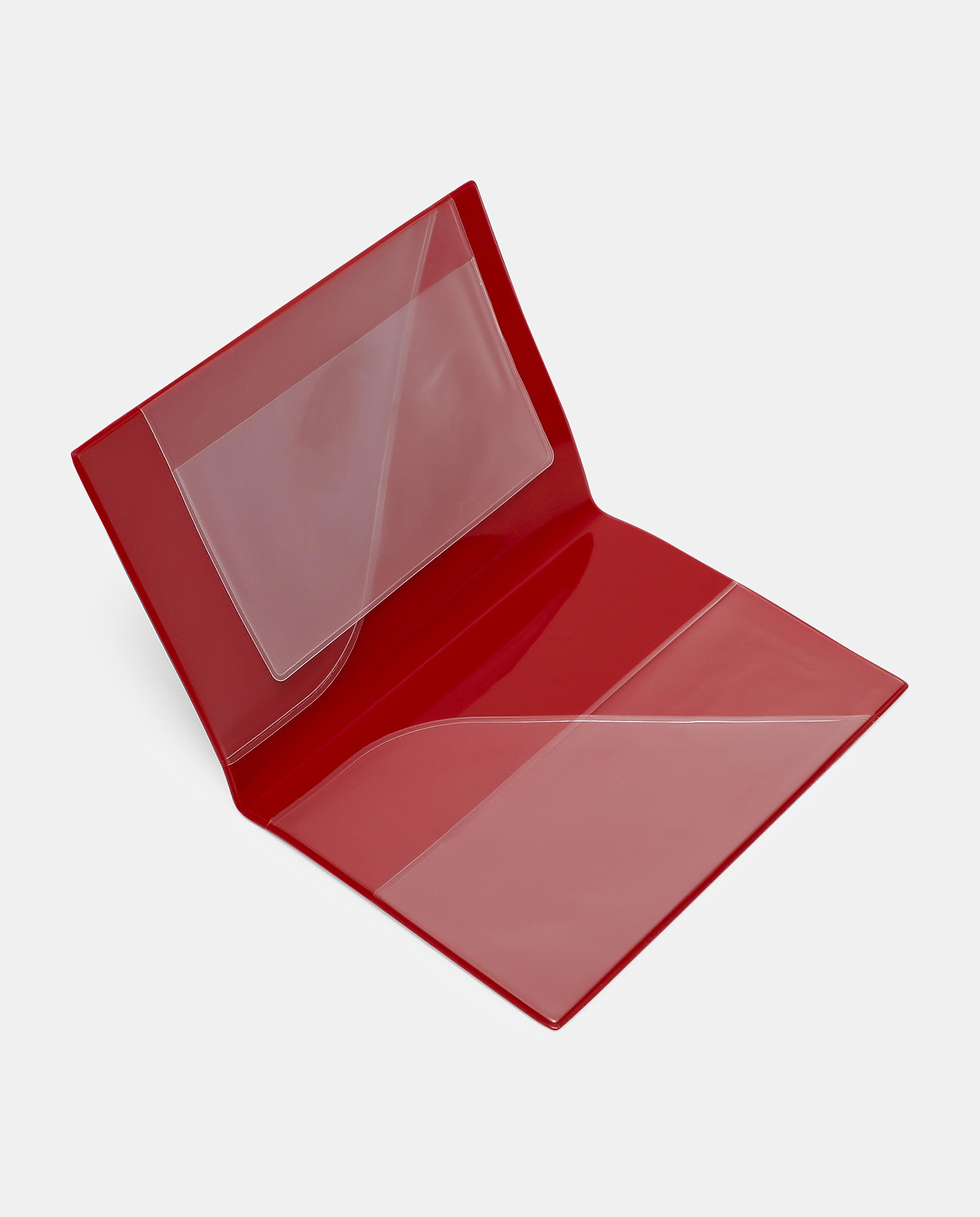 حامل بطاقة حقيبة السفر حمراء من آر أند بي