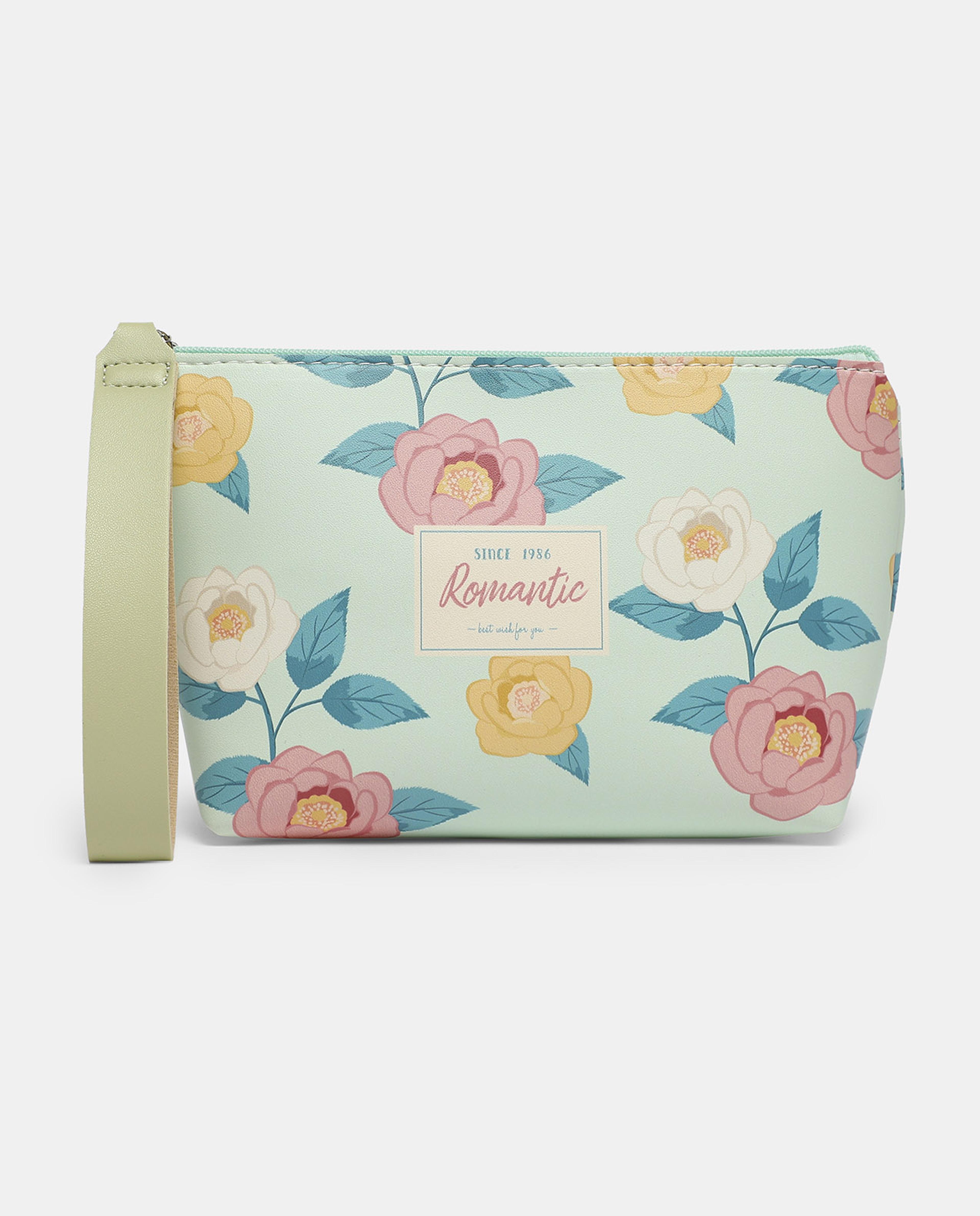 R&B Green Mini Square Pouch