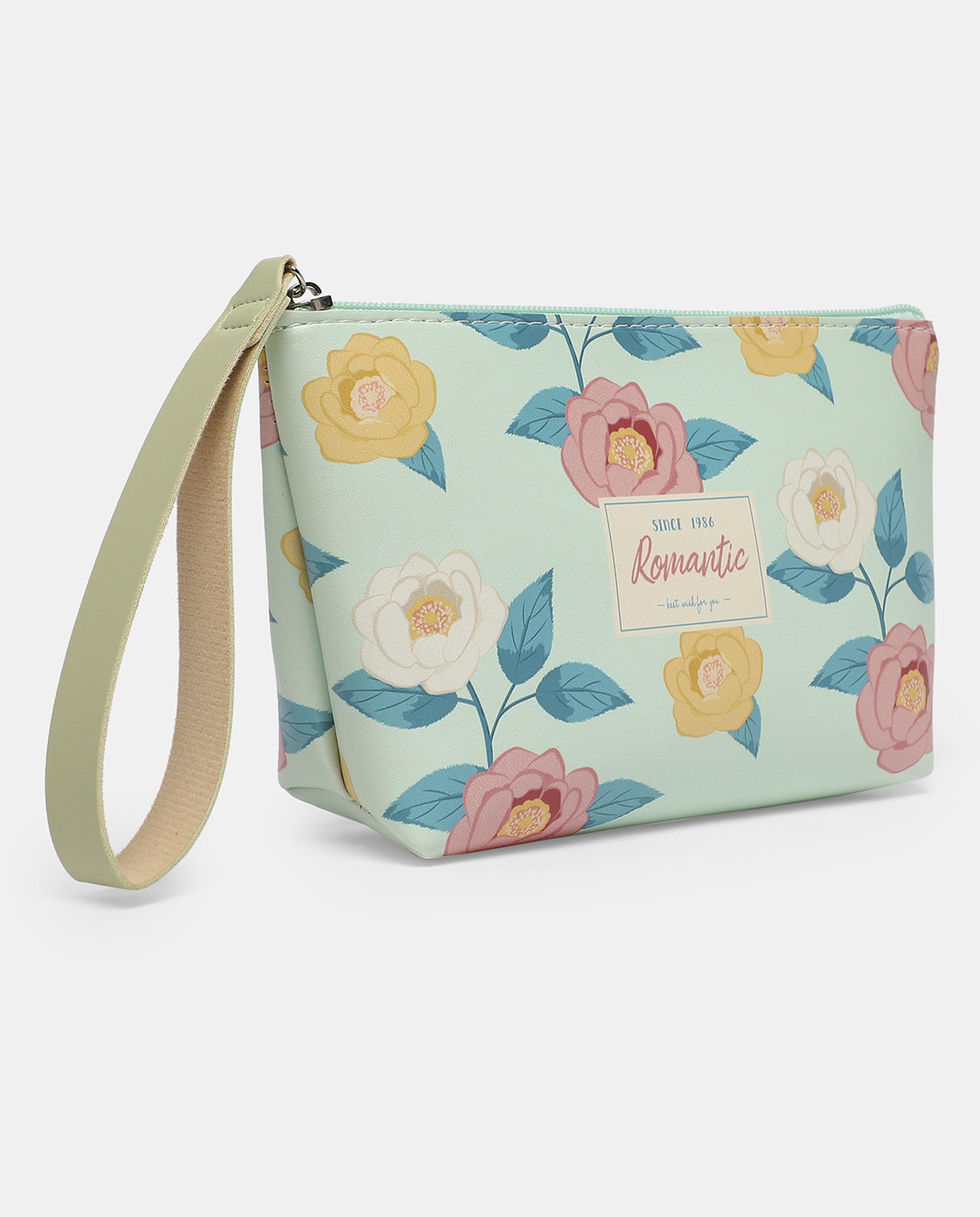 R&B Green Mini Square Pouch