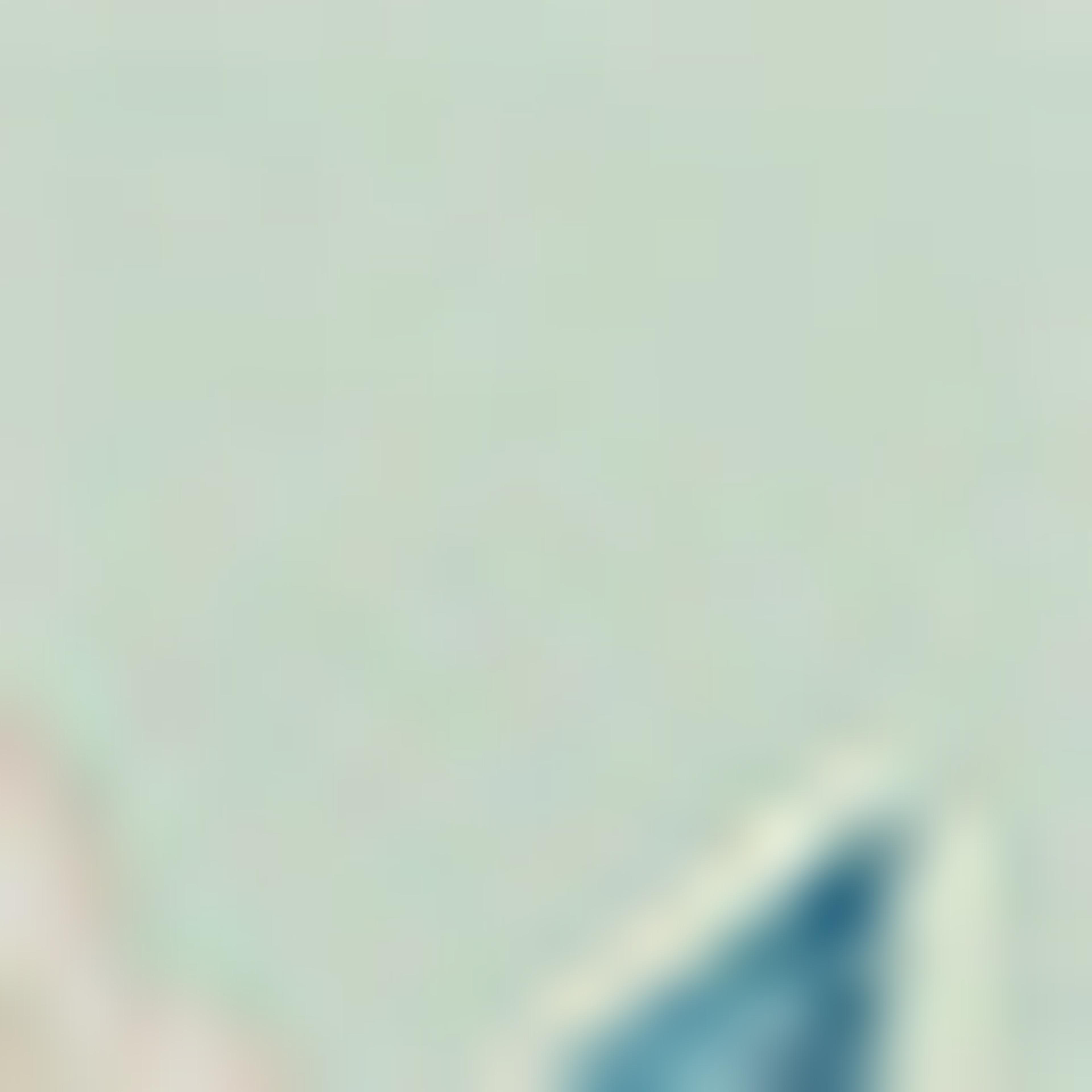 R&B Green Mini Square Pouch