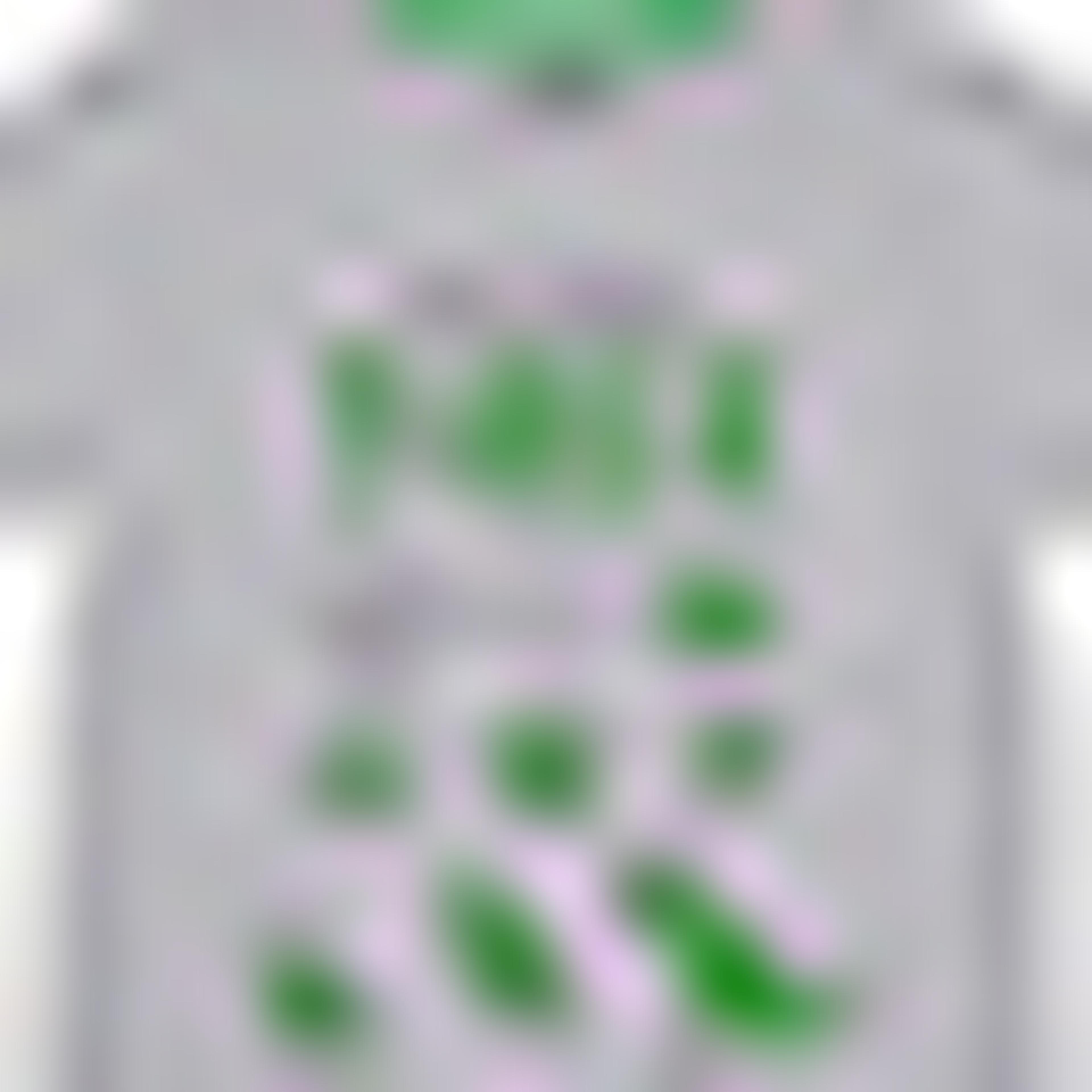 تيشيرت بياقة مستديرة وأكمام قصيرة وطبعة