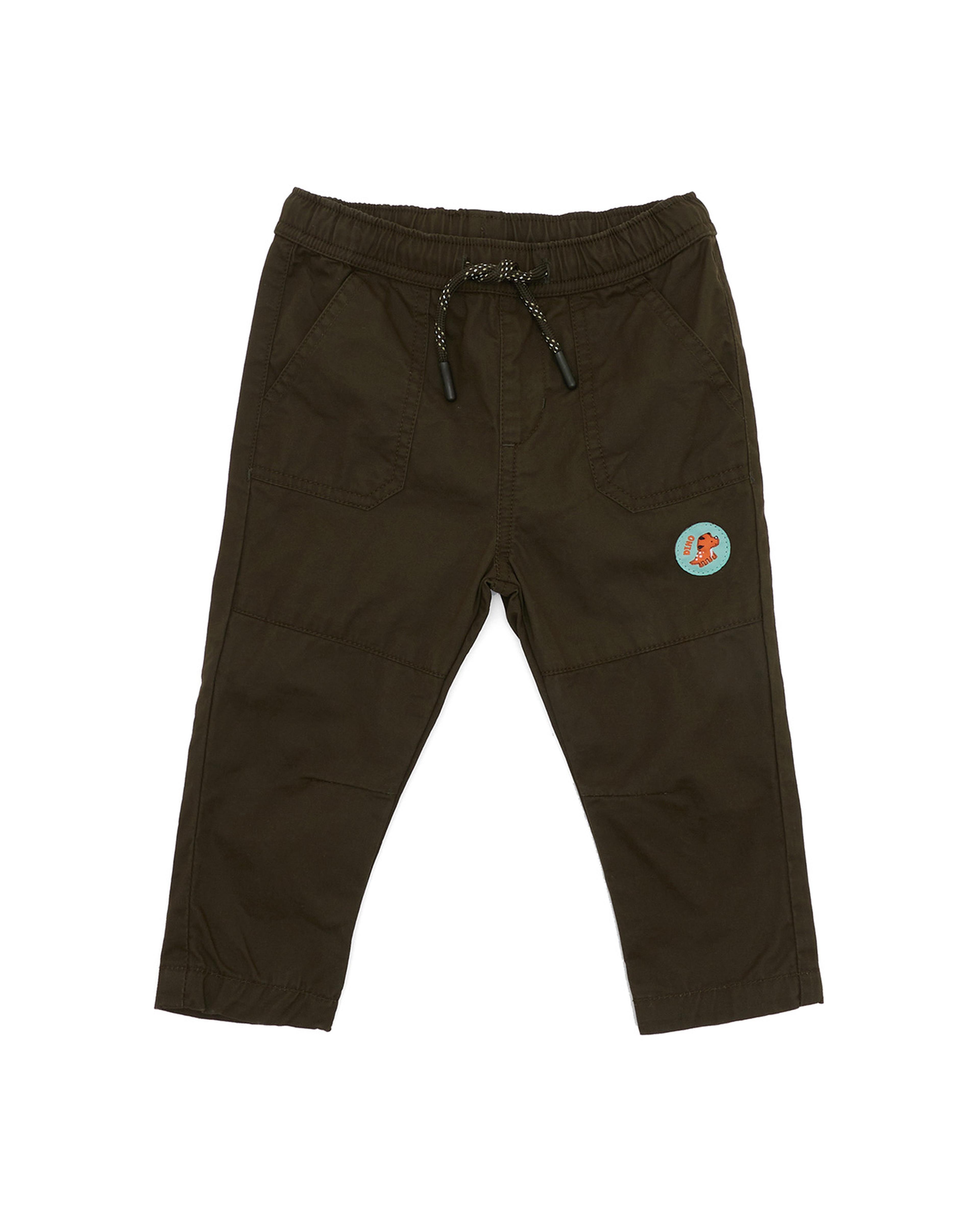 بنطال سادة برباط