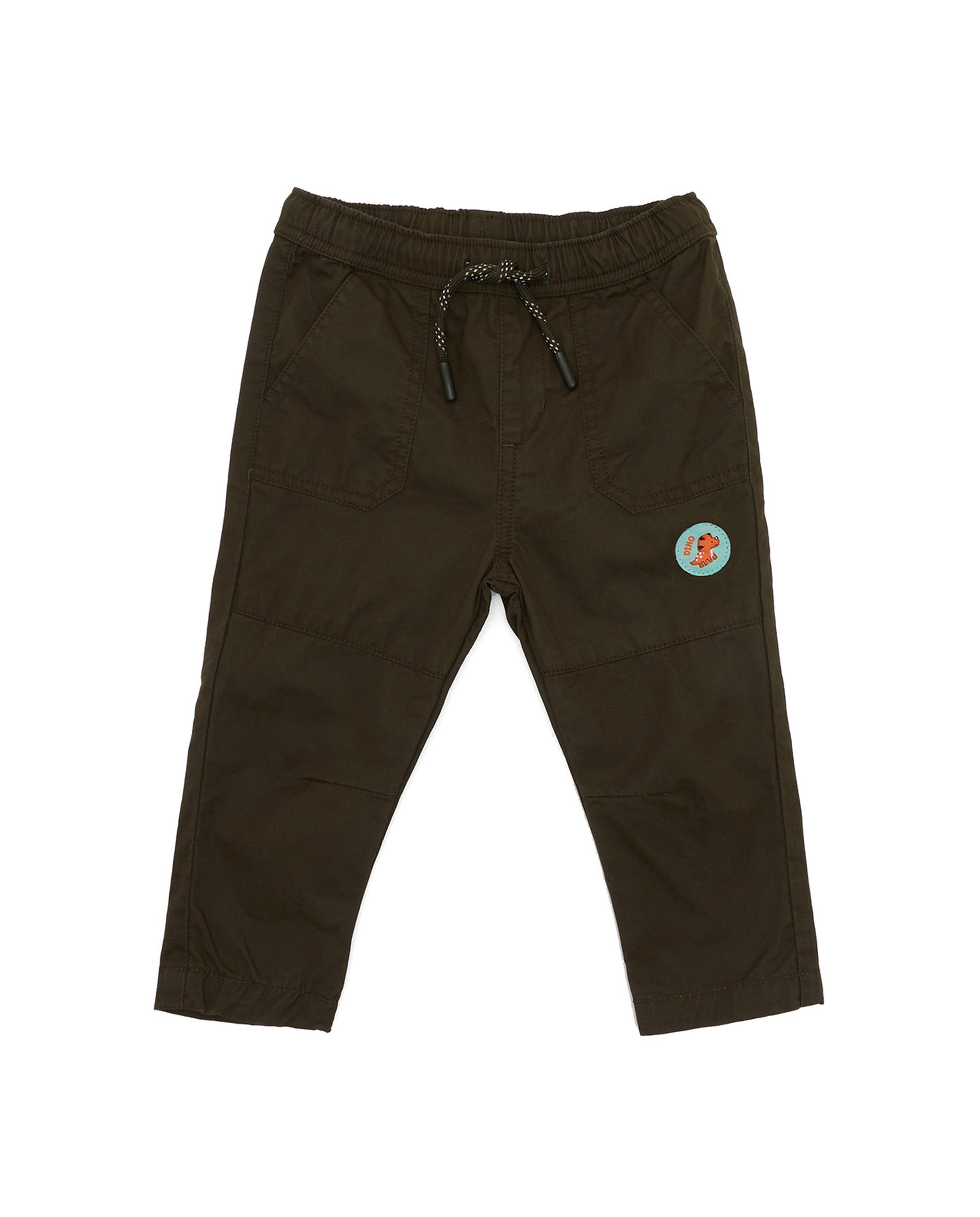 بنطال سادة برباط