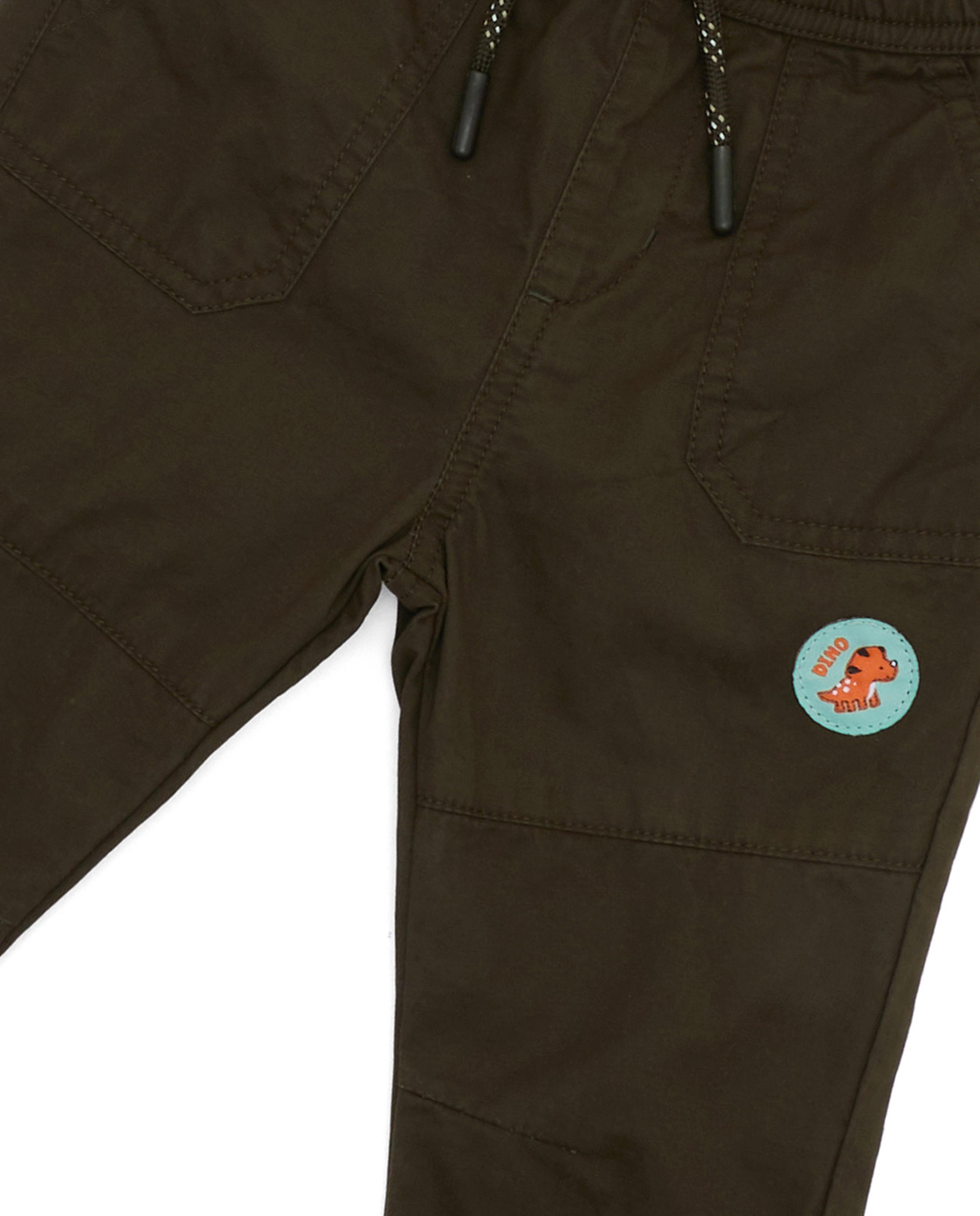 بنطال سادة برباط