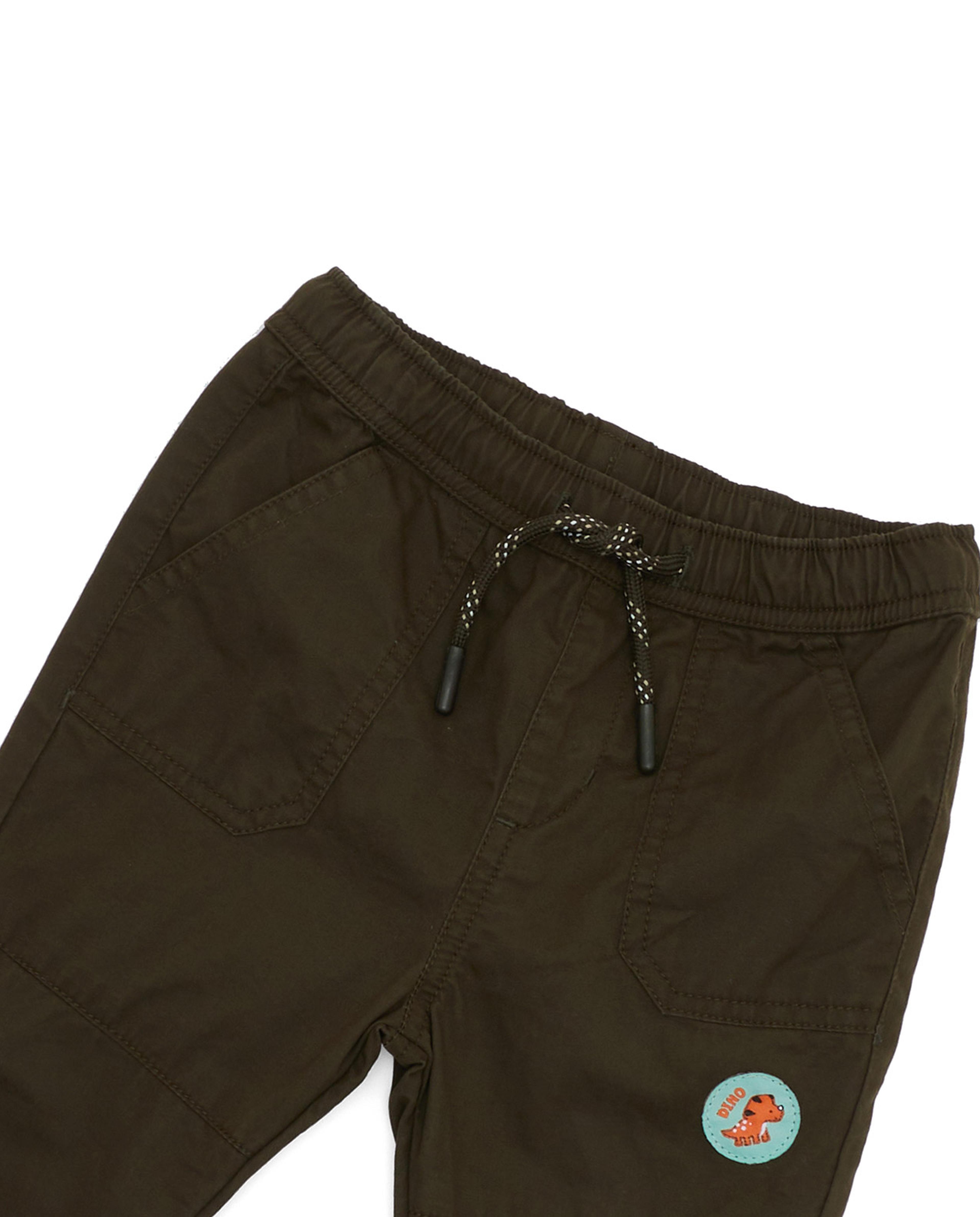 بنطال سادة برباط