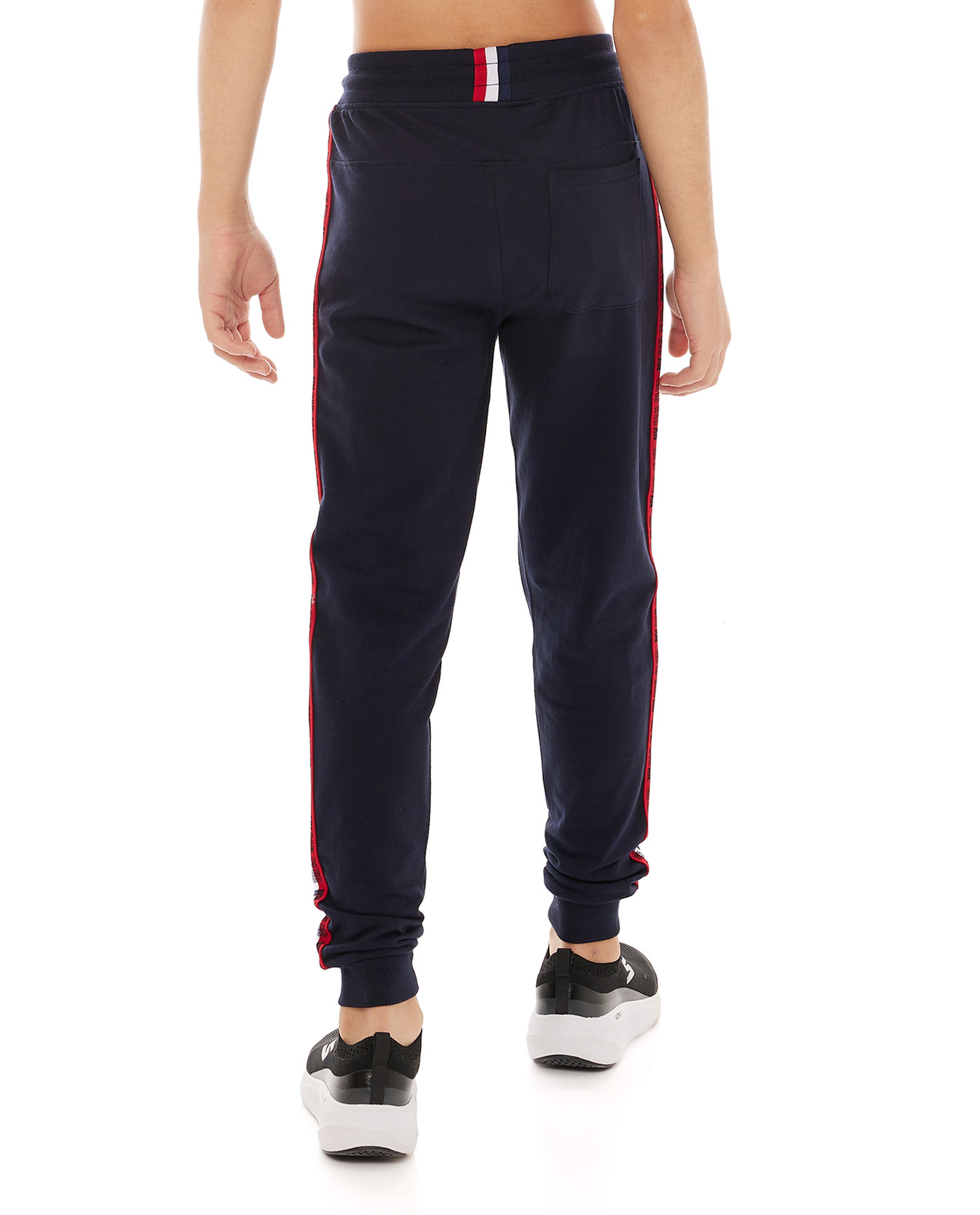 بنطلون رياضي مطرز برباط