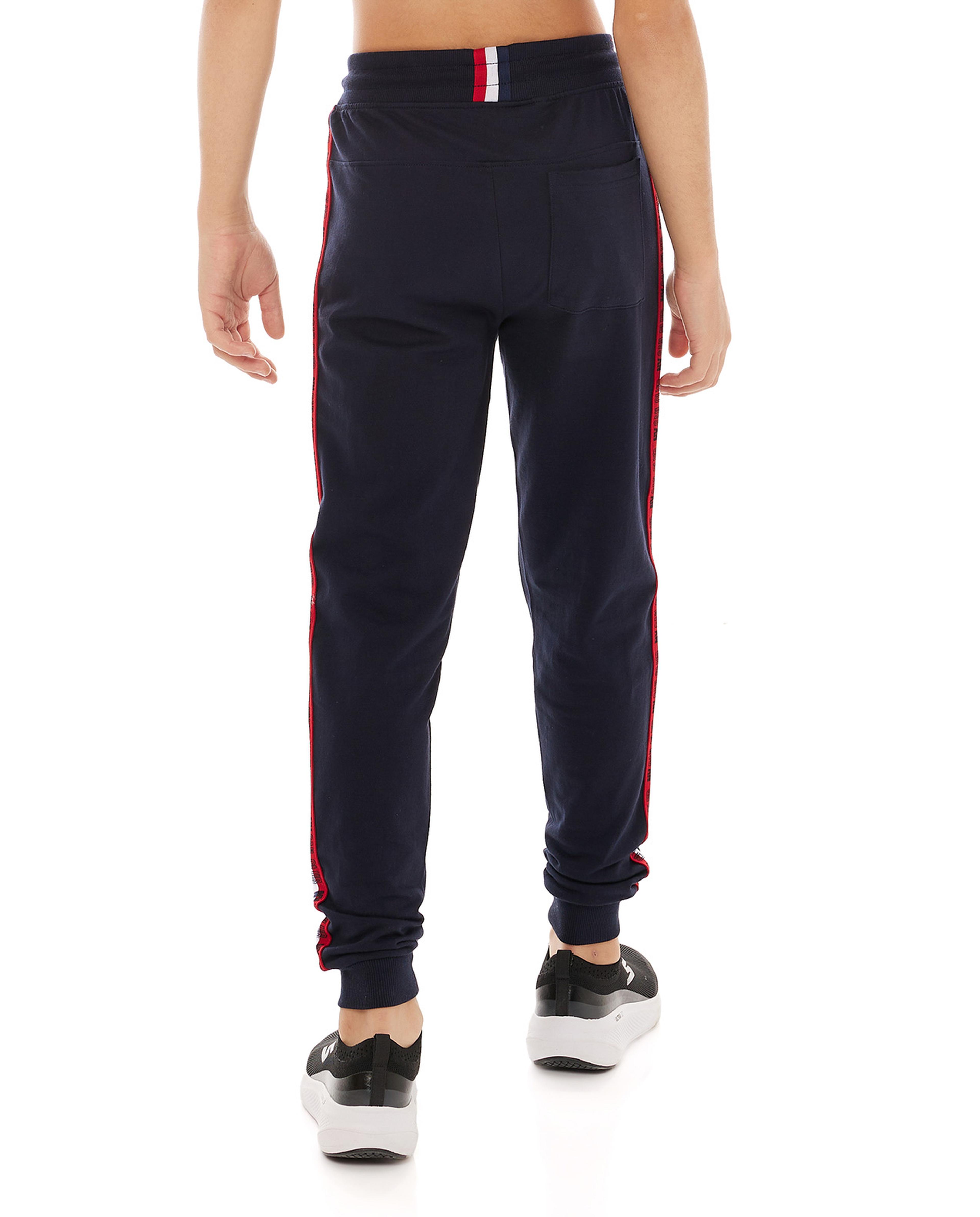 بنطلون رياضي مطرز برباط