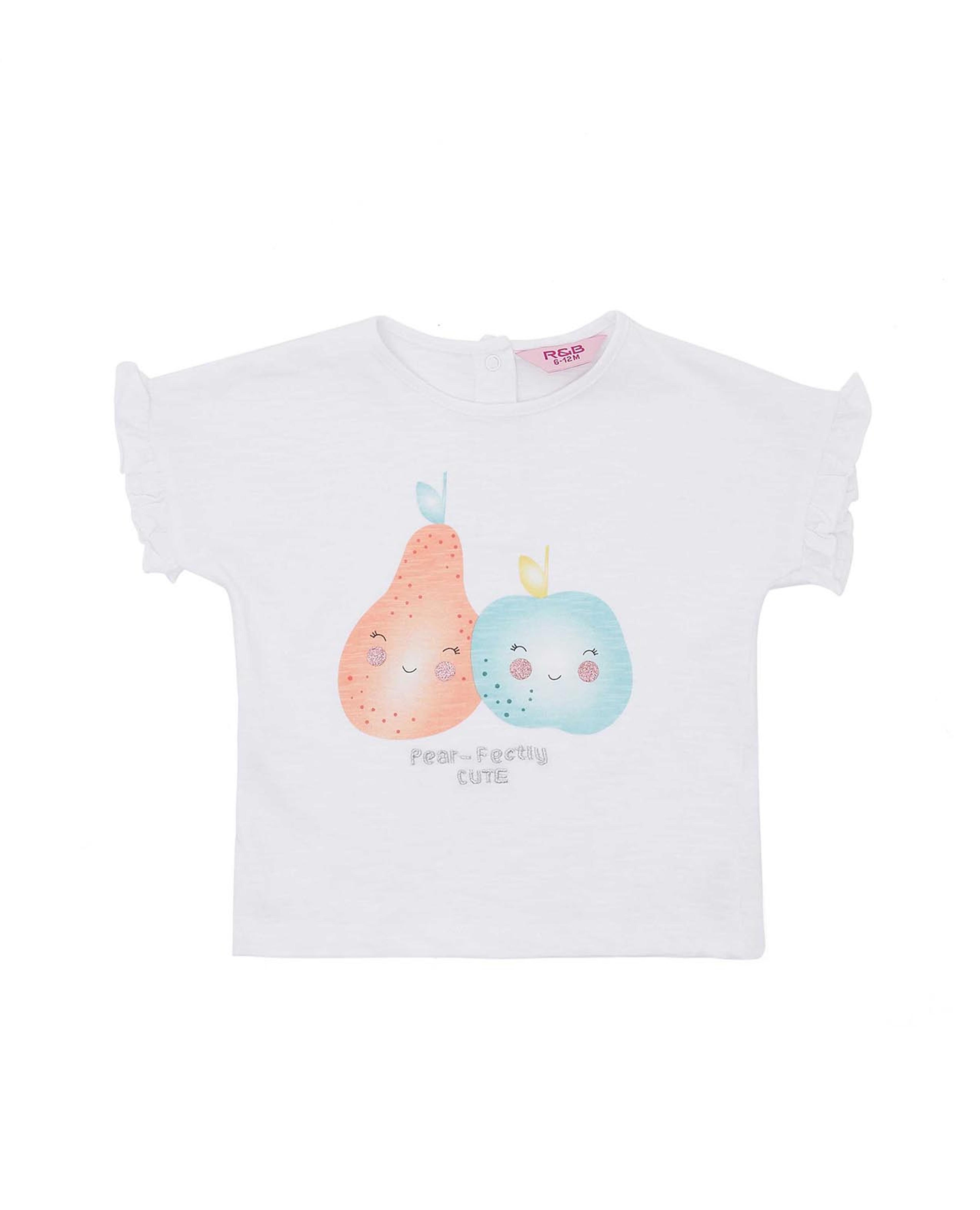 Printed T-Shirt with Crew Neck and Short Sleeves