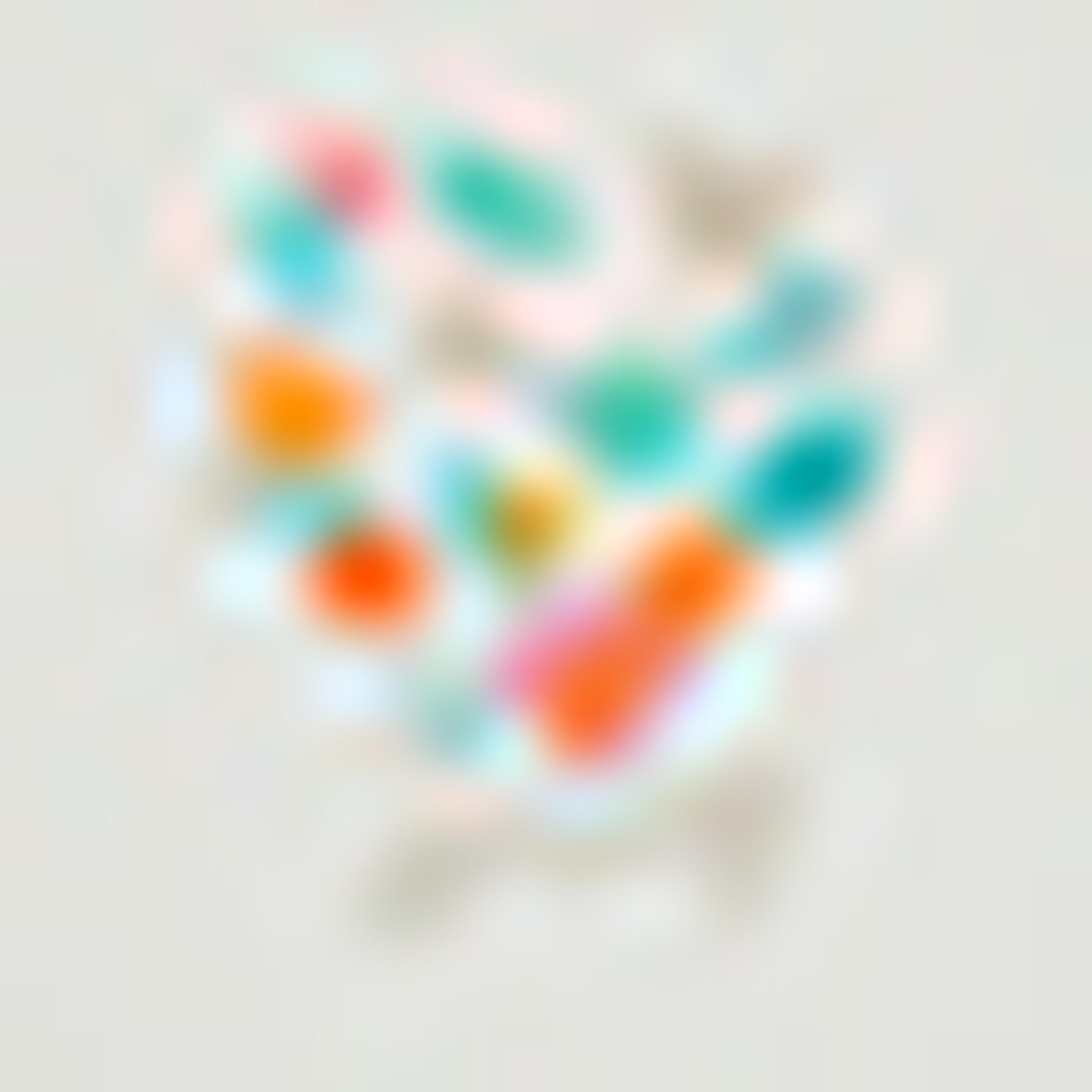 تيشيرت برقبة دائرية وأكمام مكشكشة بطبعة