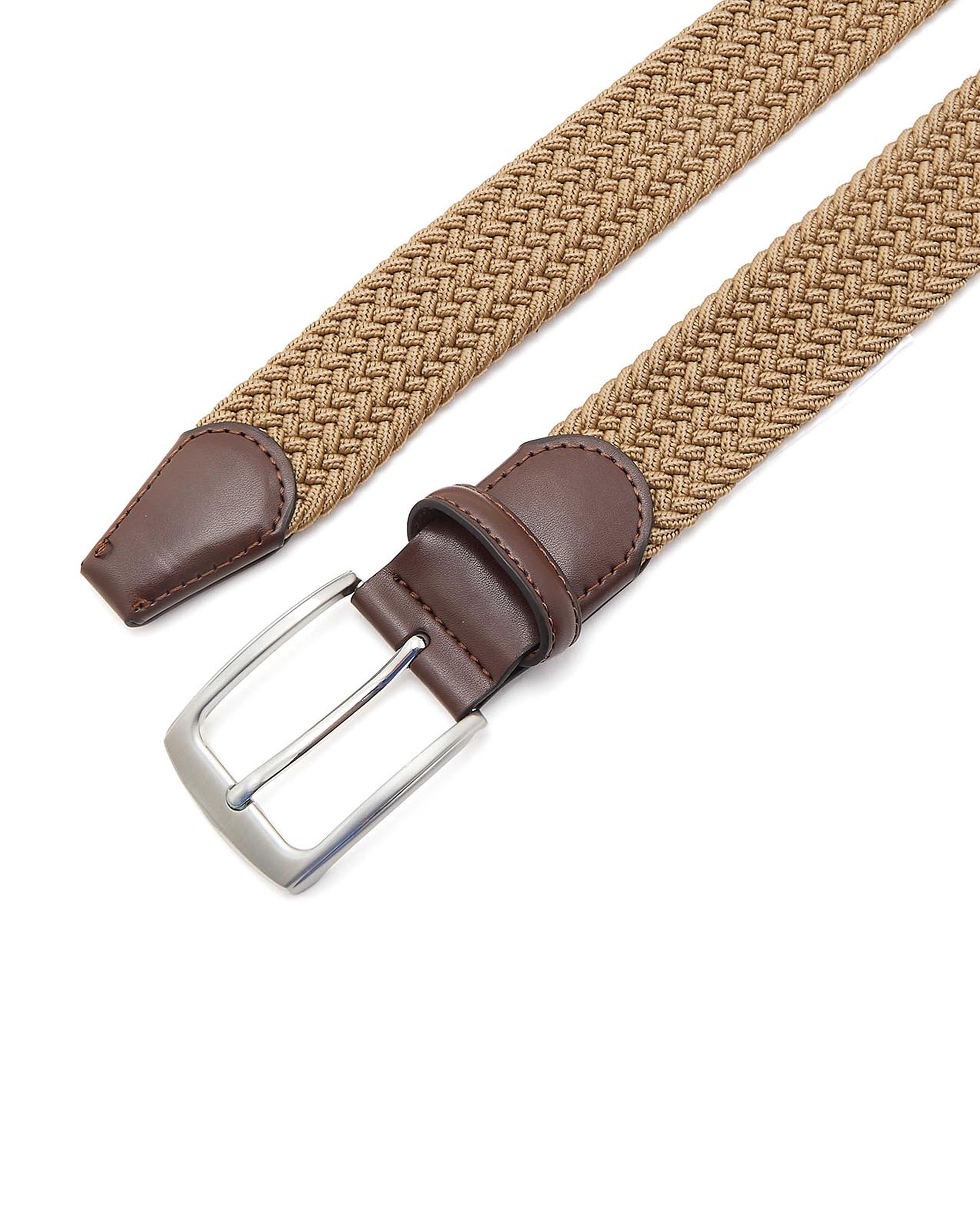 حزام مضفر بإبزيم