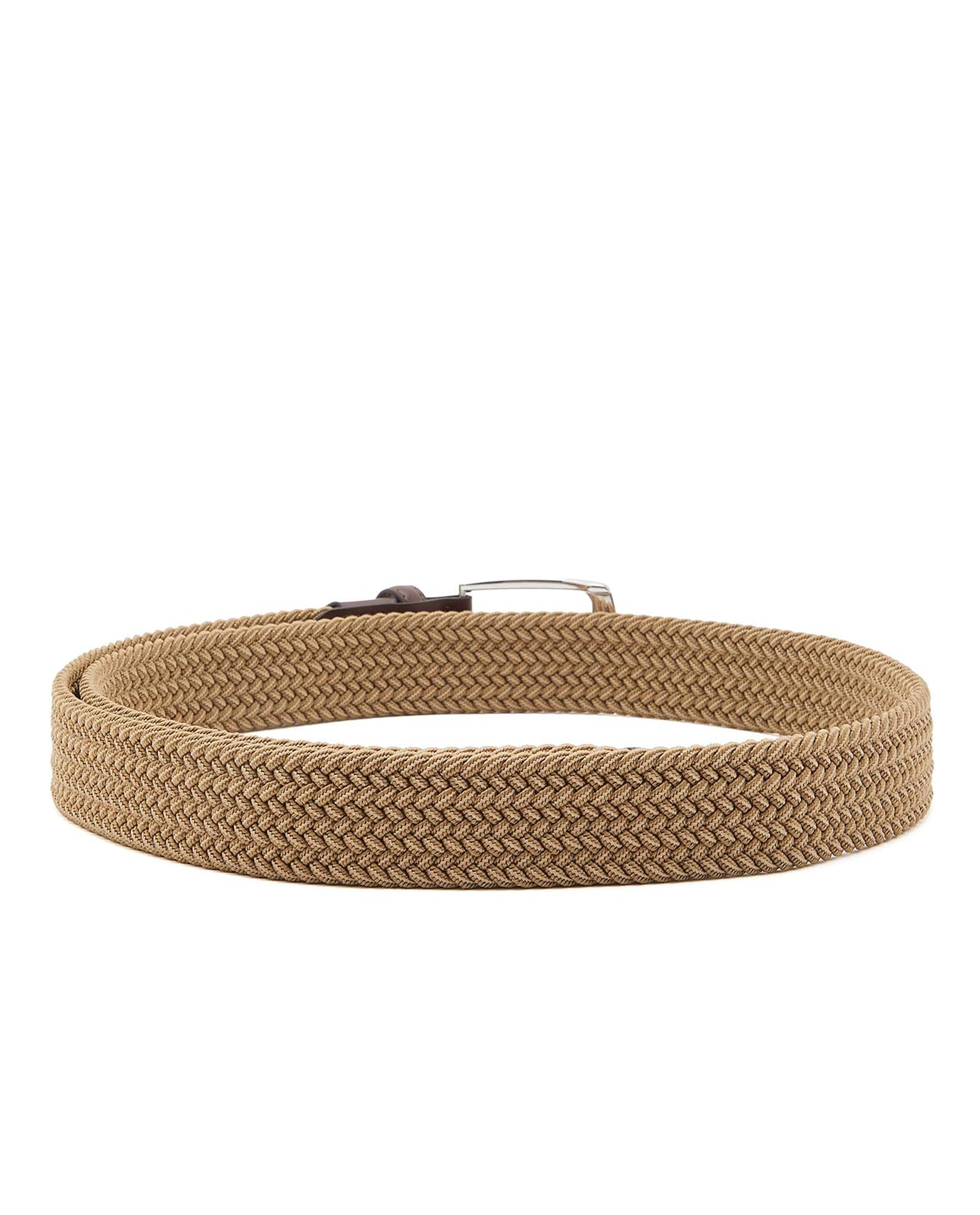 حزام مضفر بإبزيم