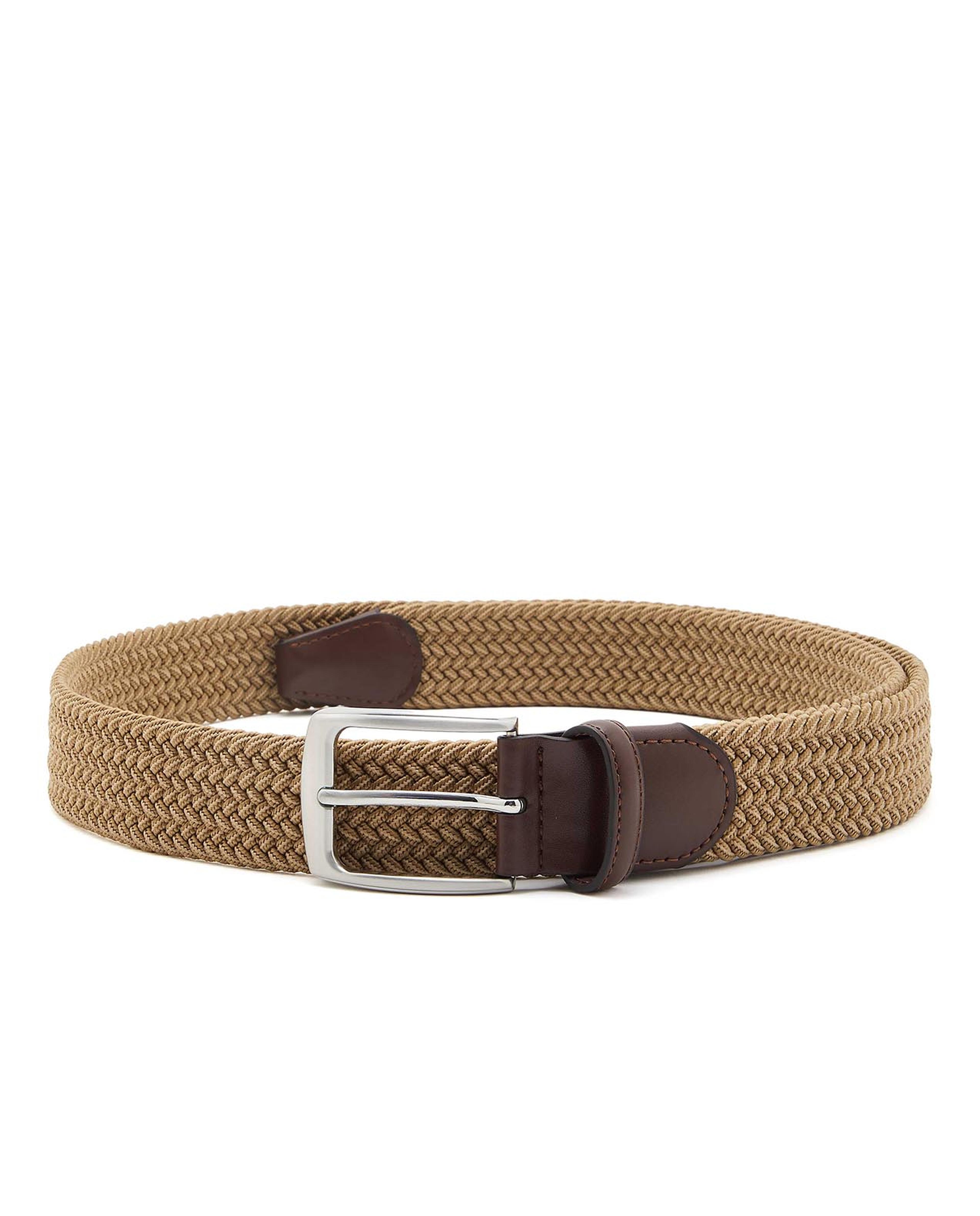 حزام مضفر بإبزيم